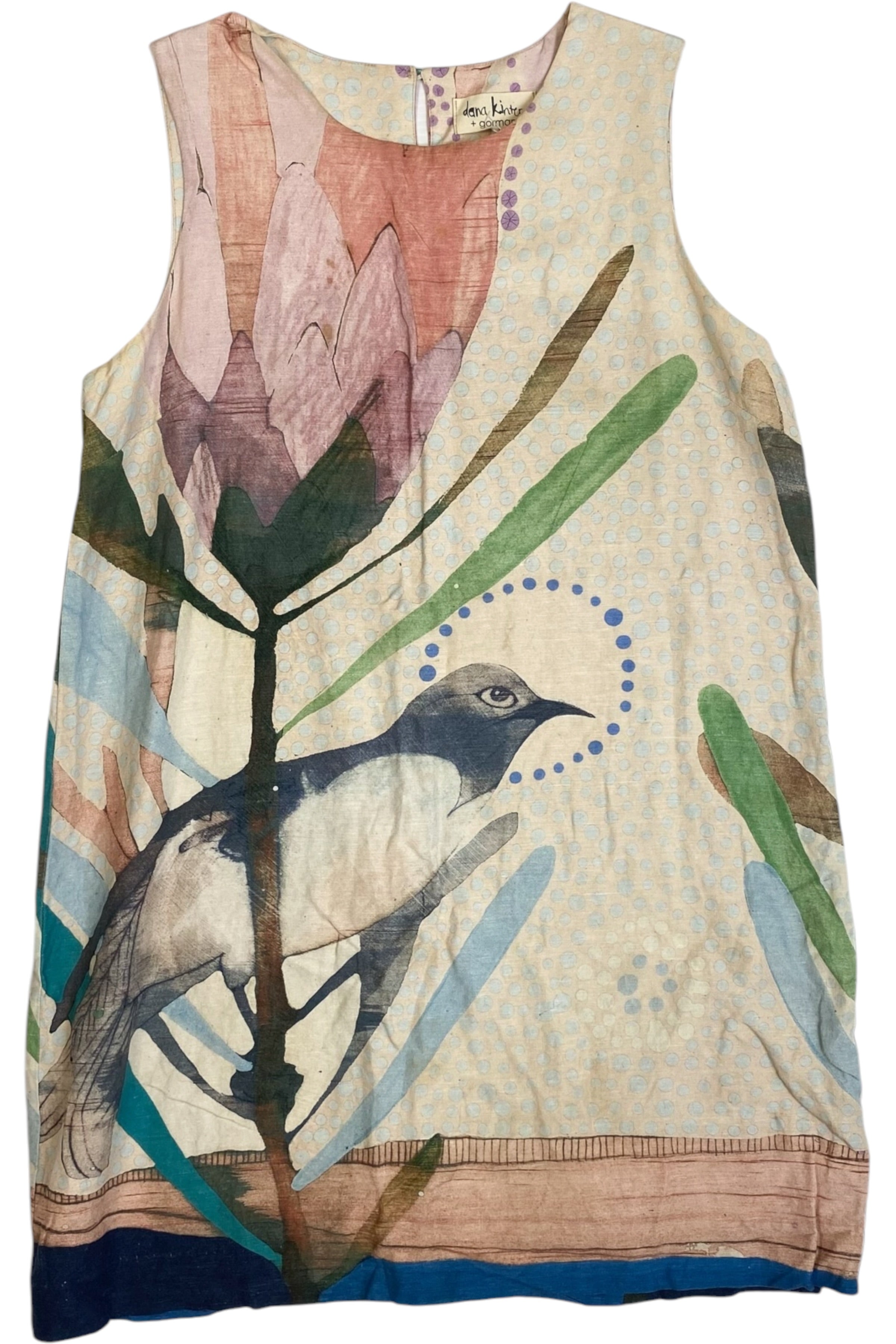 Dana Kinter + Gorman - Bird Printed Midi Dress