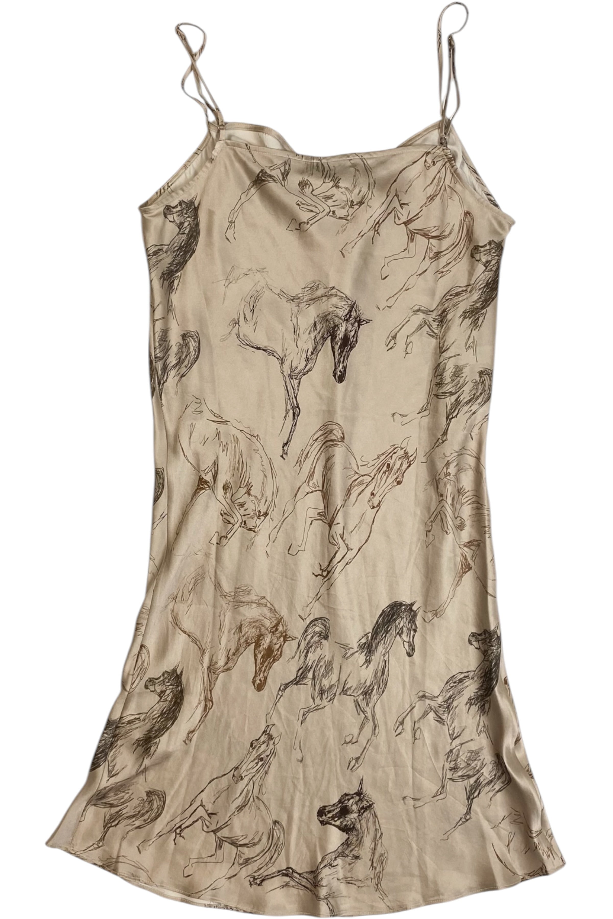 Silk Laundry - Horse Print Mini Dress