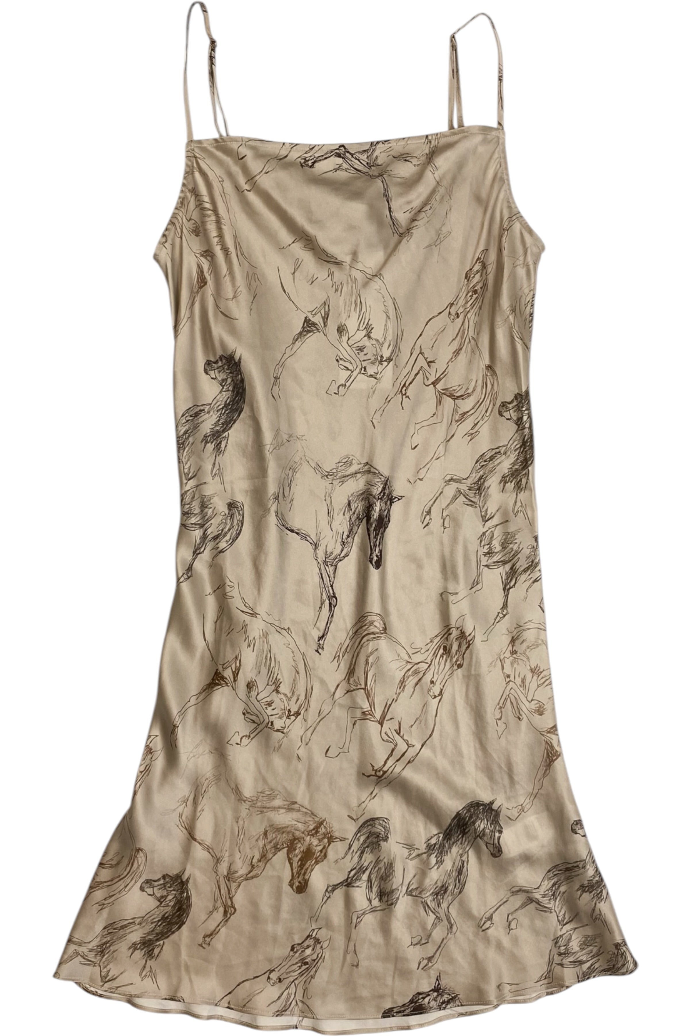 Silk Laundry - Horse Print Mini Dress