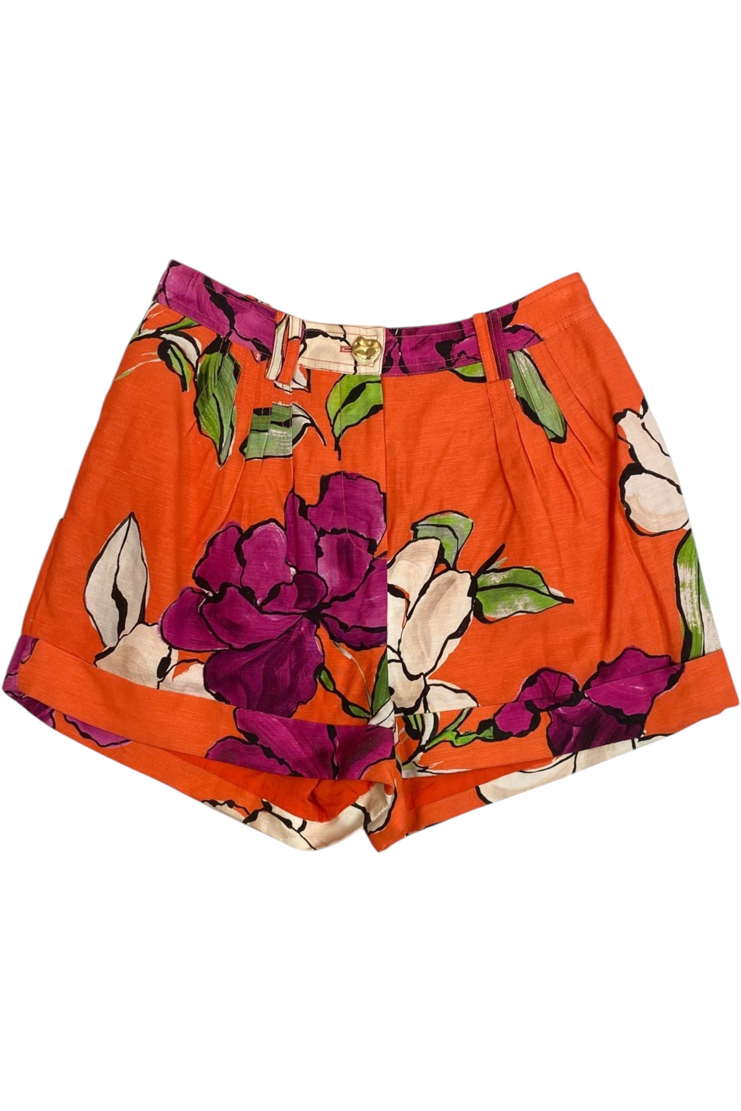 Aje - Floral Print Shorts