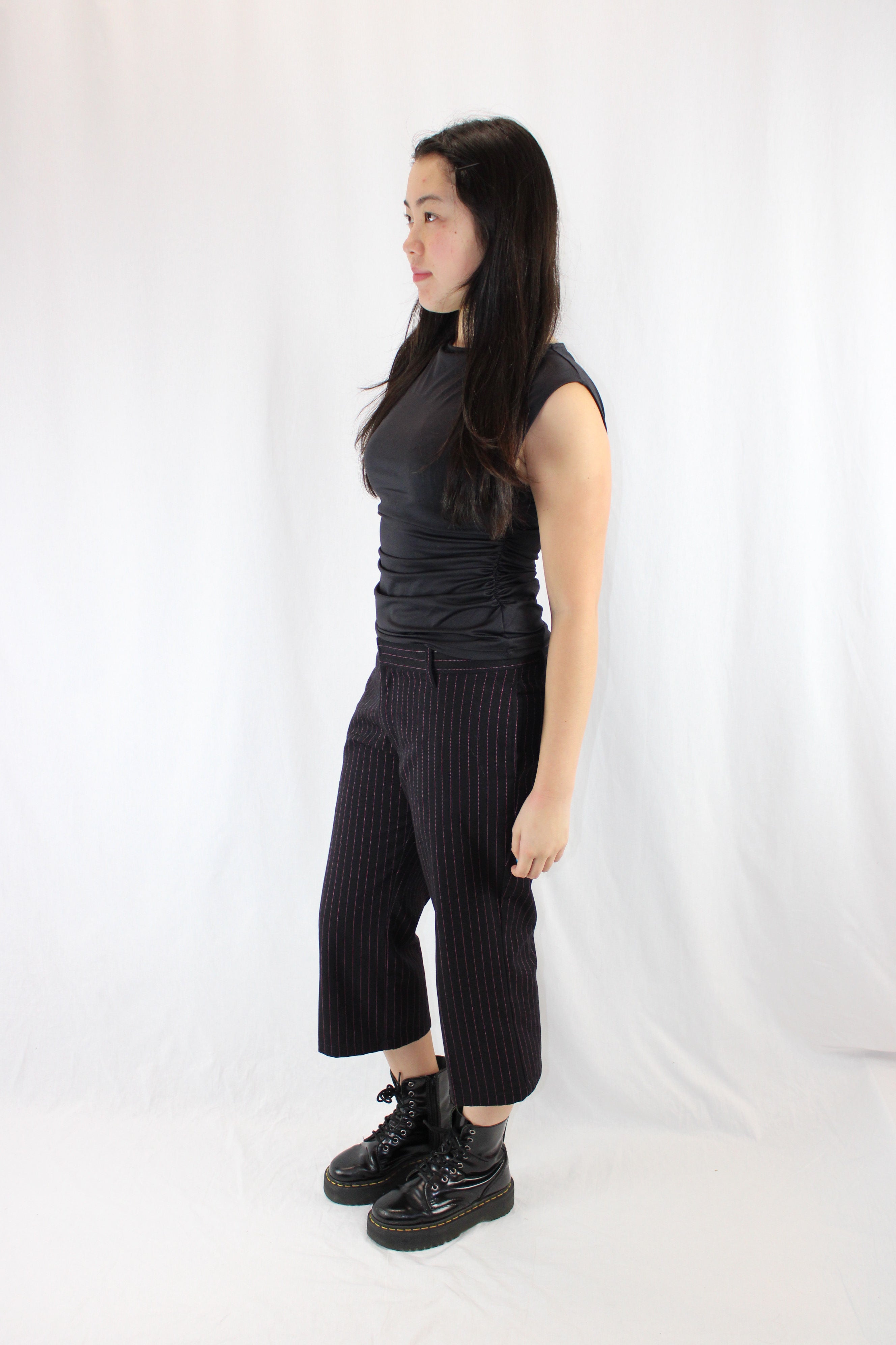 Dickies - Pinstripe Capri Pant