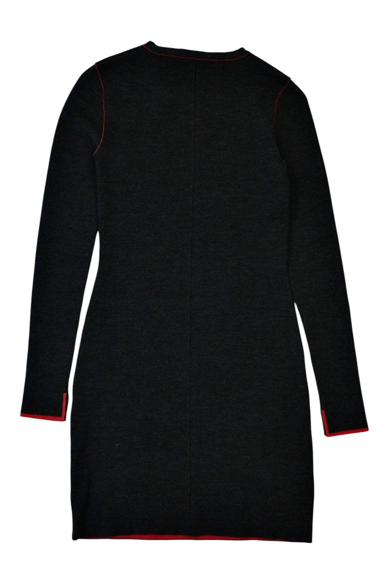 Rag & Bone - Contrast Wool Mini Dress