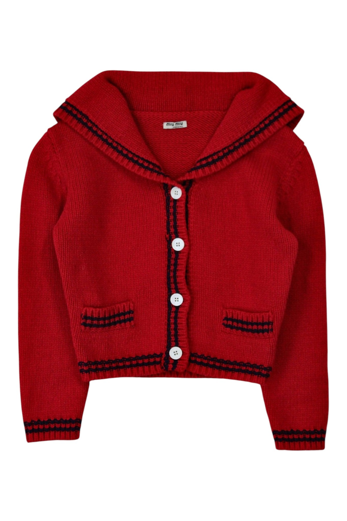 Miu Miu - Nautical Knit Cardigan