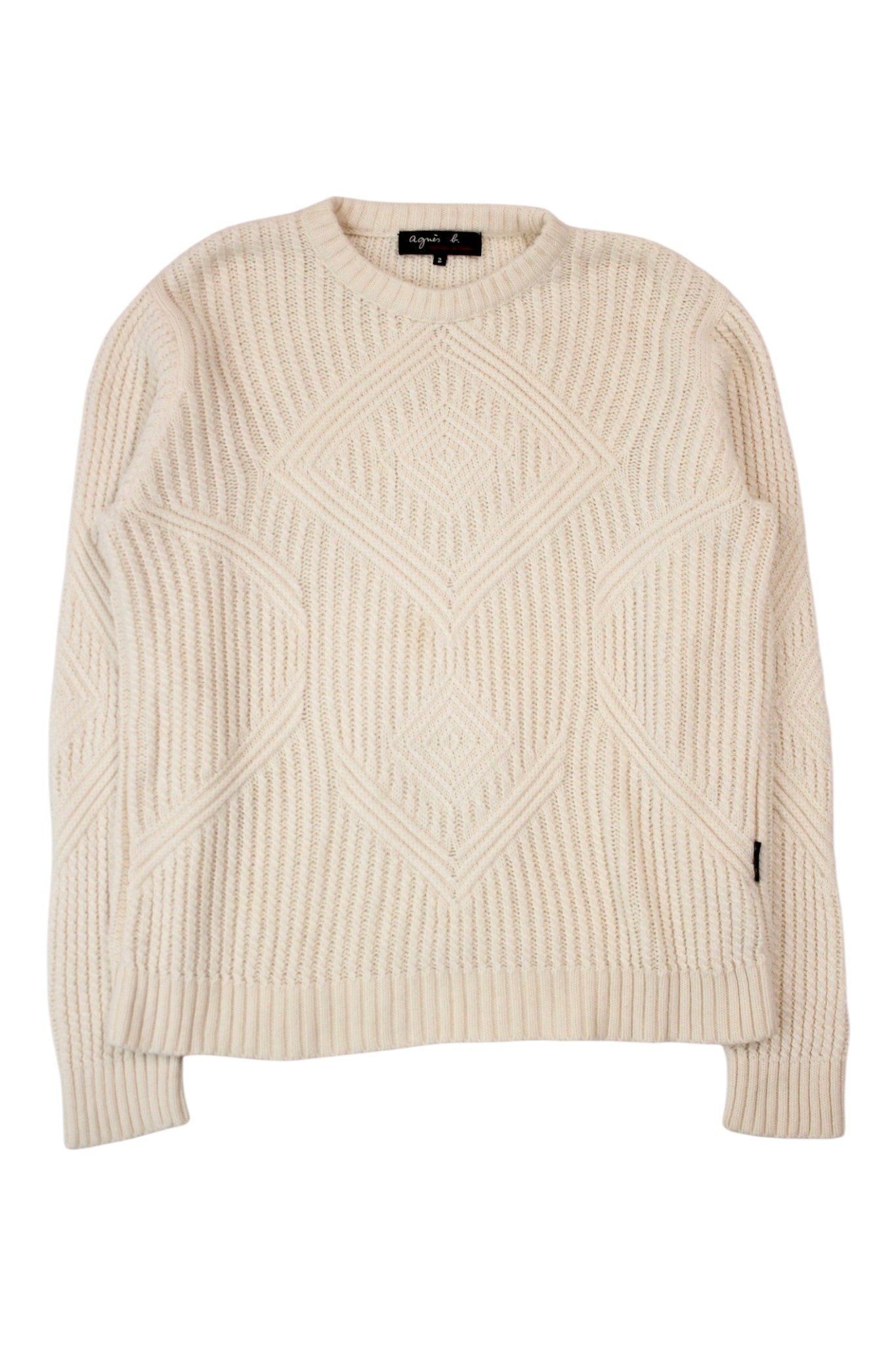 Agnes B - Diamond Knit Jumper