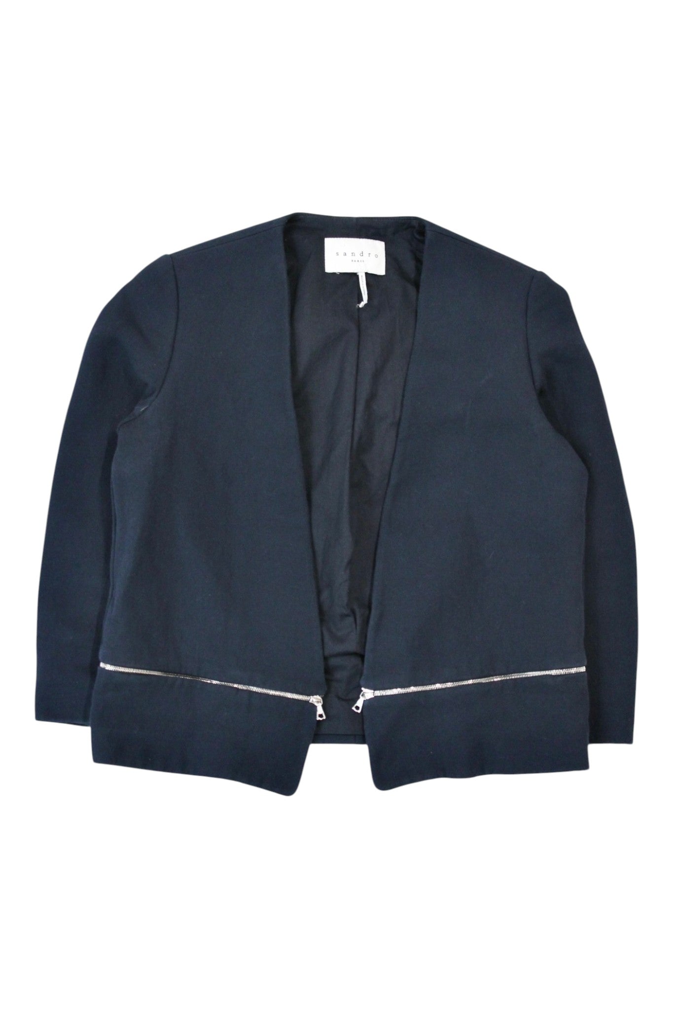 Sandro - Cropped Zipper Jacket