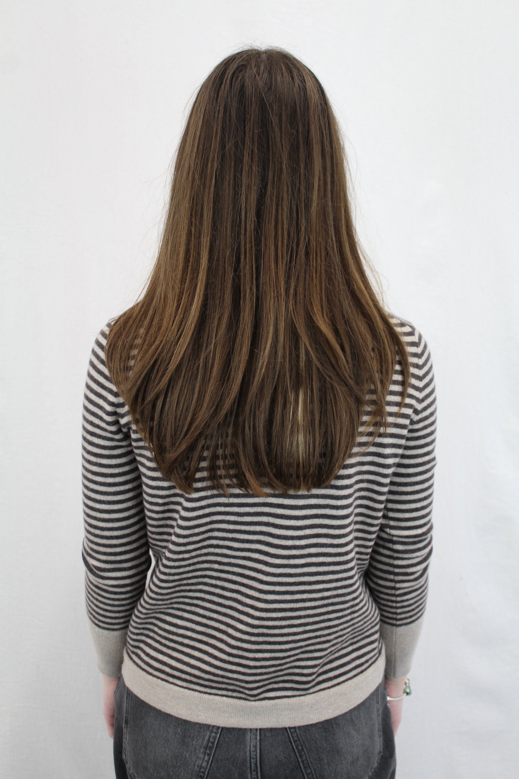 6397 - Merino Striped Cardigan