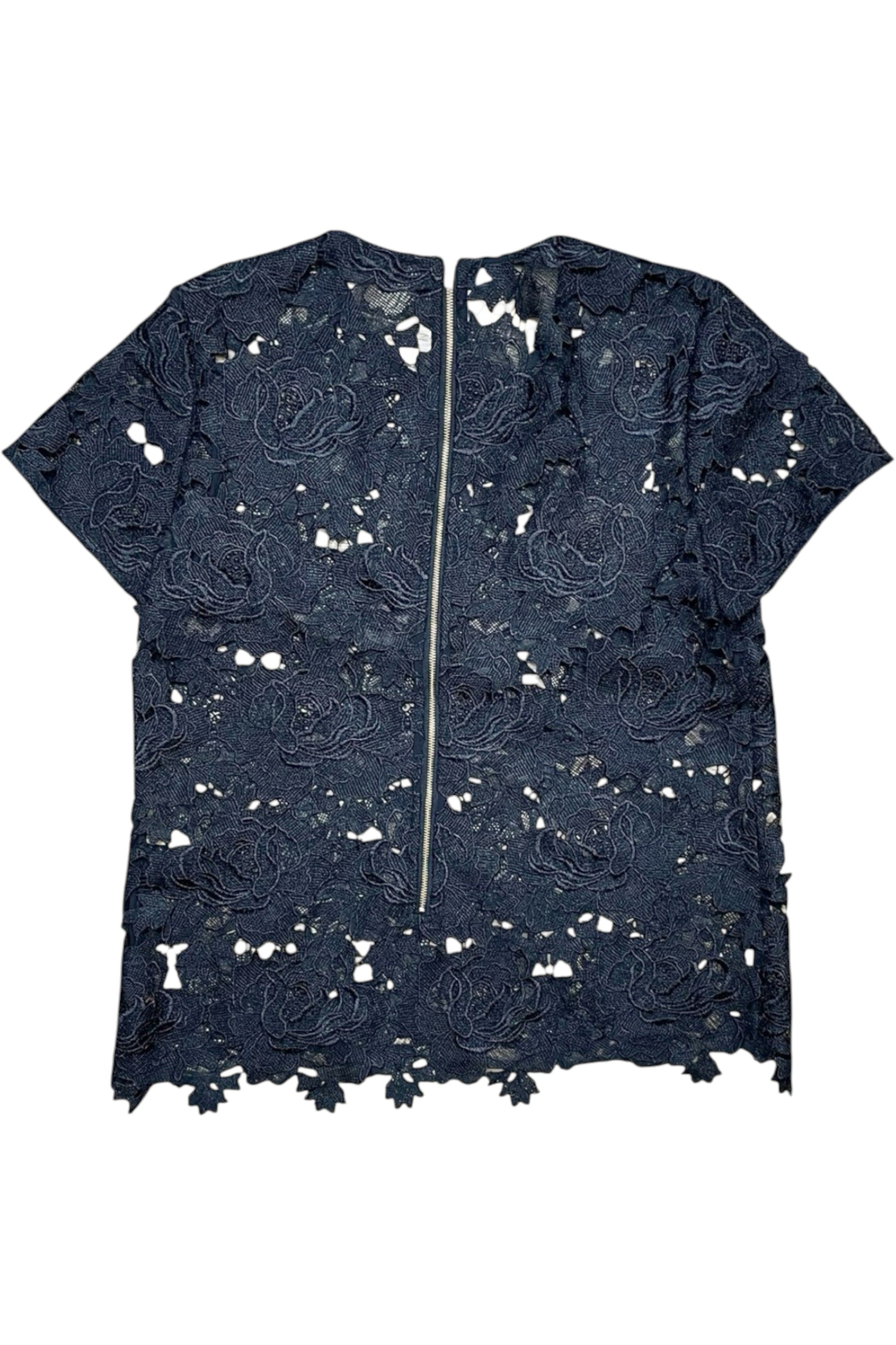 Kate Sylvester - Lace Embroidered Short Sleeve