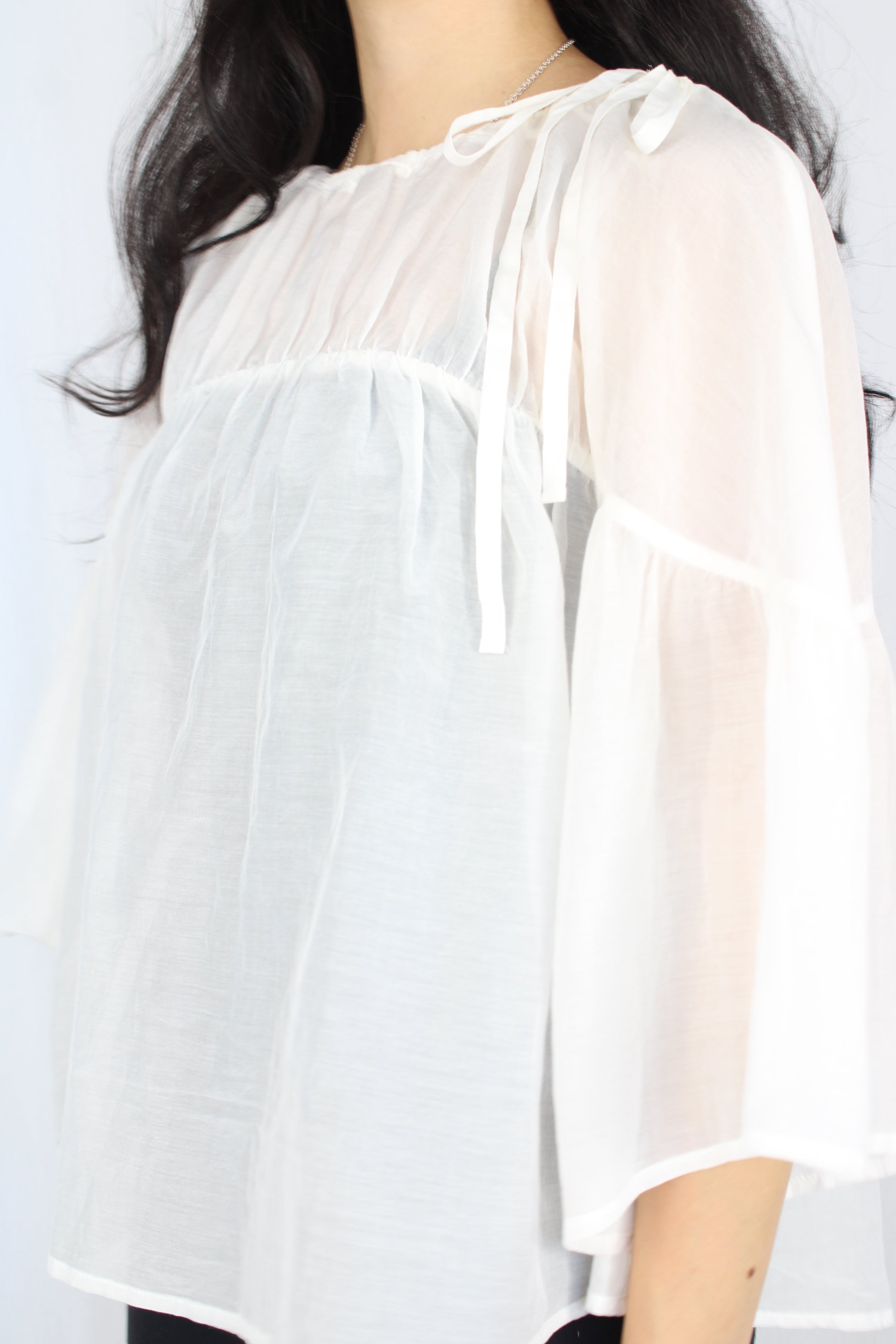 Marle - Sheer Flowy Top