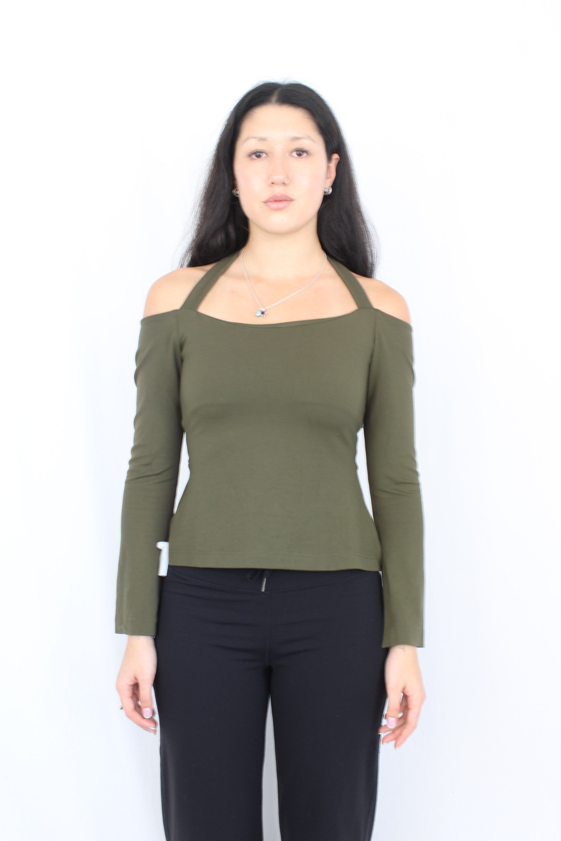 Ruby - Calvin Khaki Top