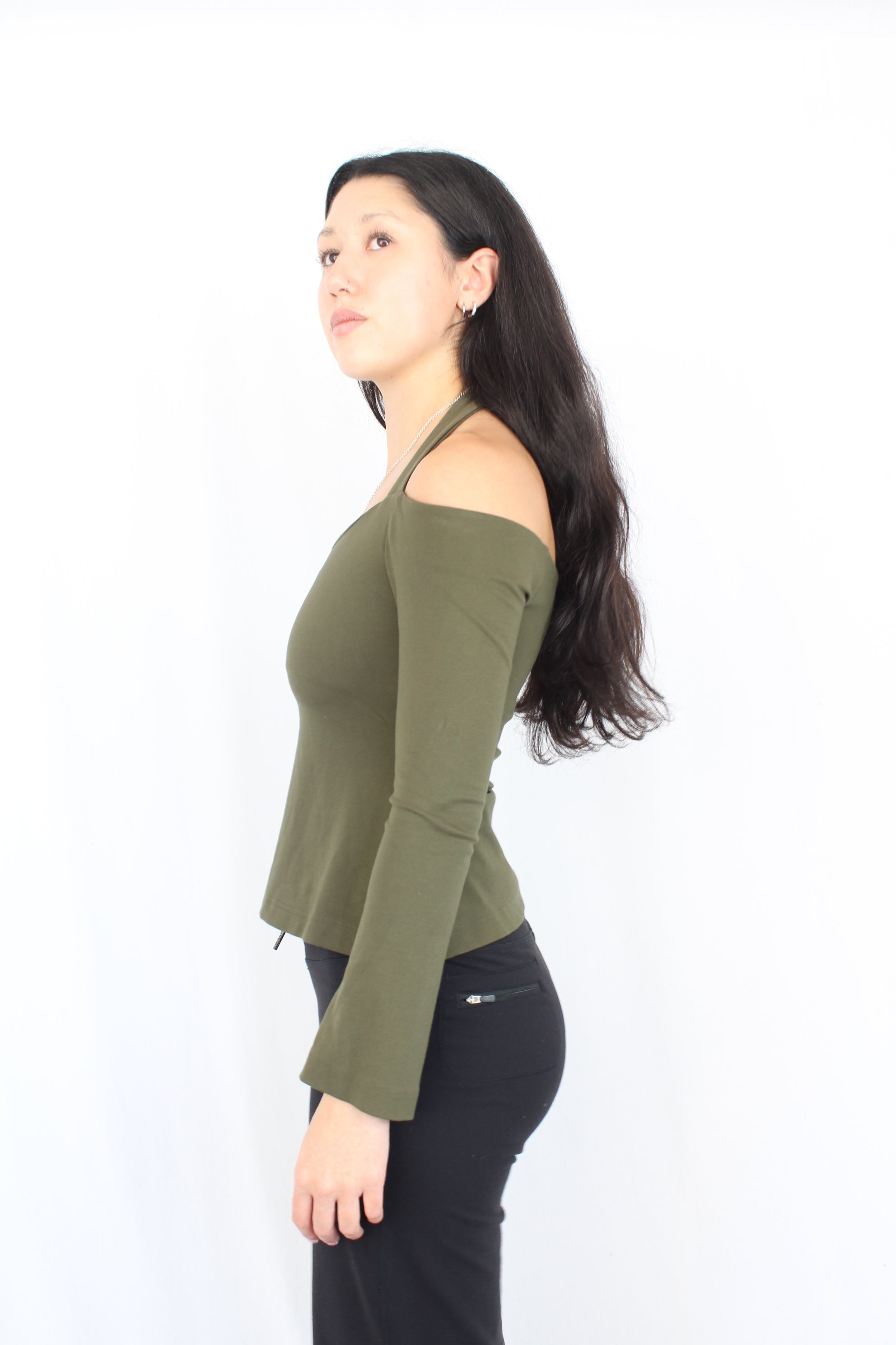 Ruby - Calvin Khaki Top