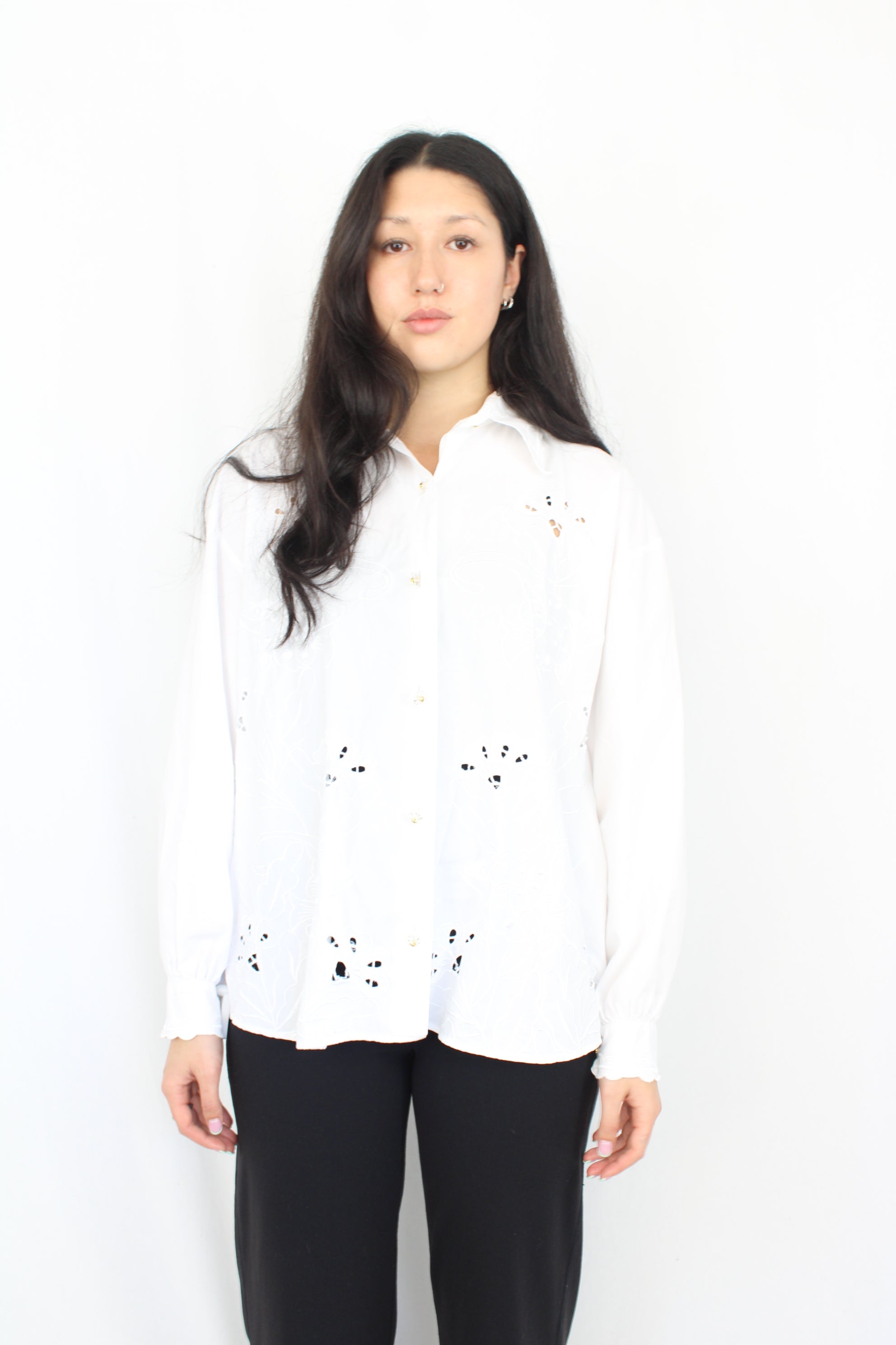 Giorgio - Embroidered Flower Shirt