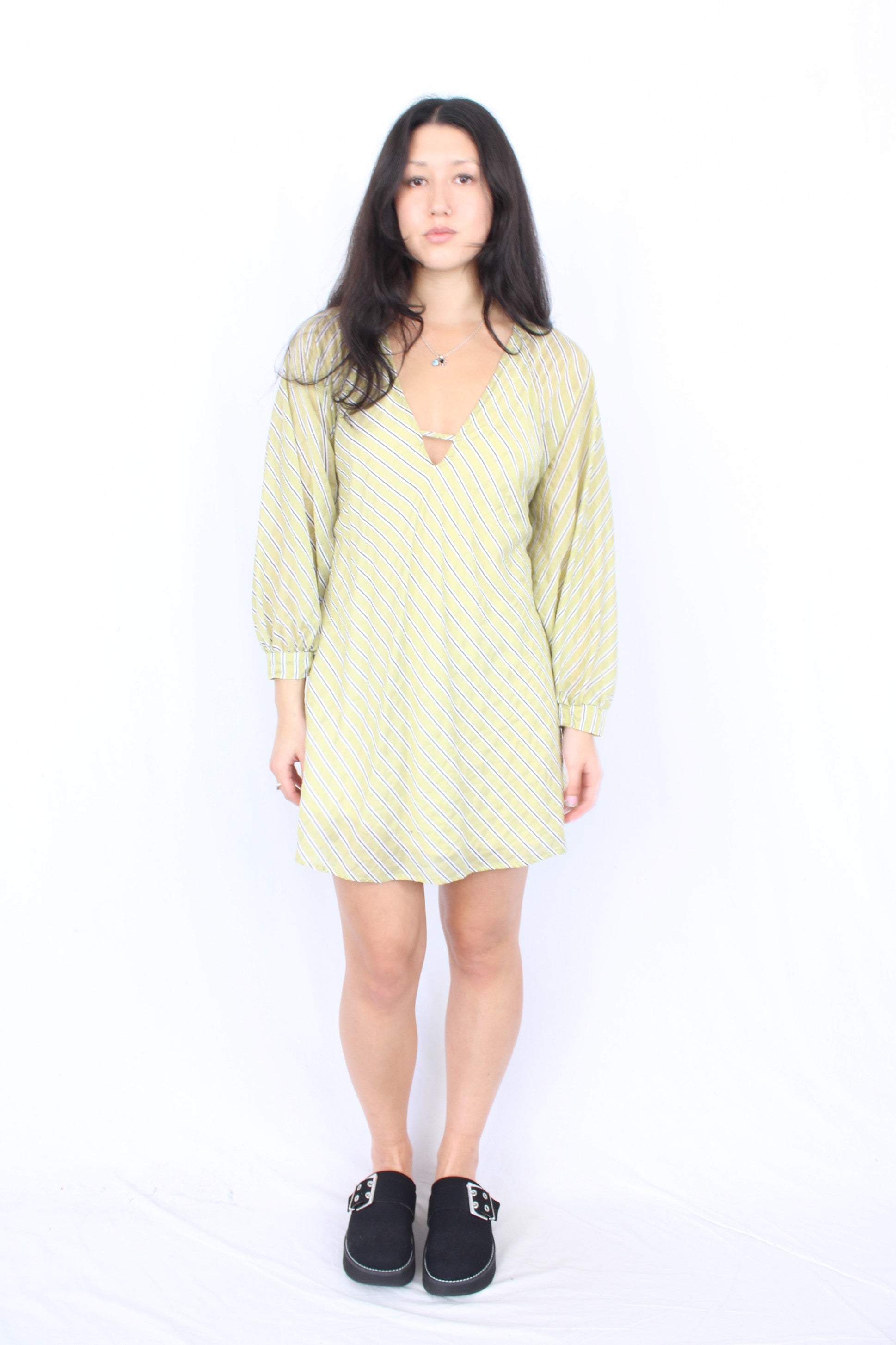 Rowie - Striped Tie Dress