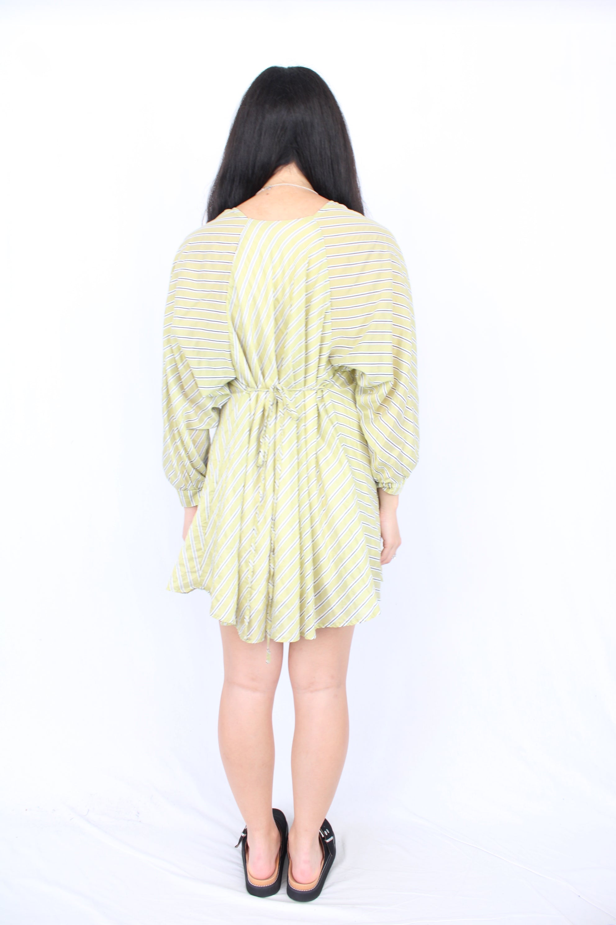Rowie - Striped Tie Dress