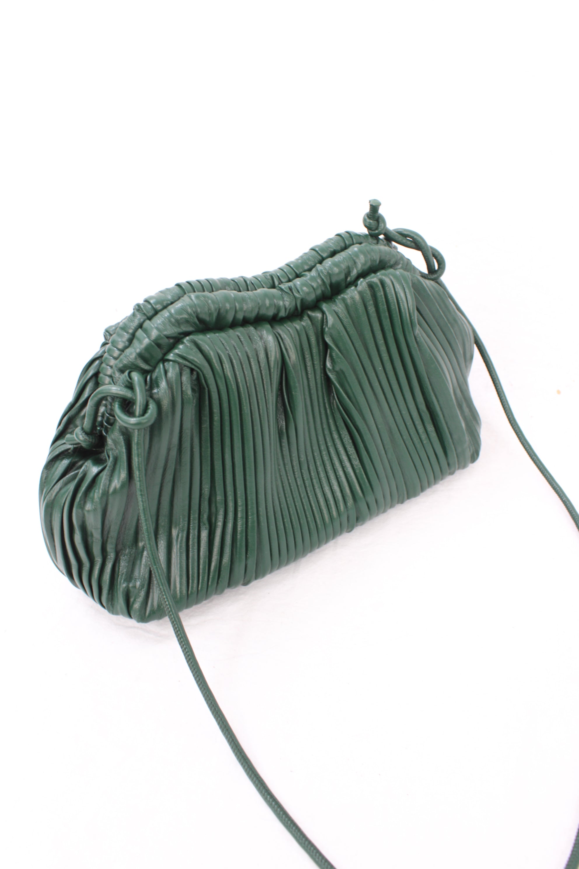 Moda Luxe - Green Pleated Bag