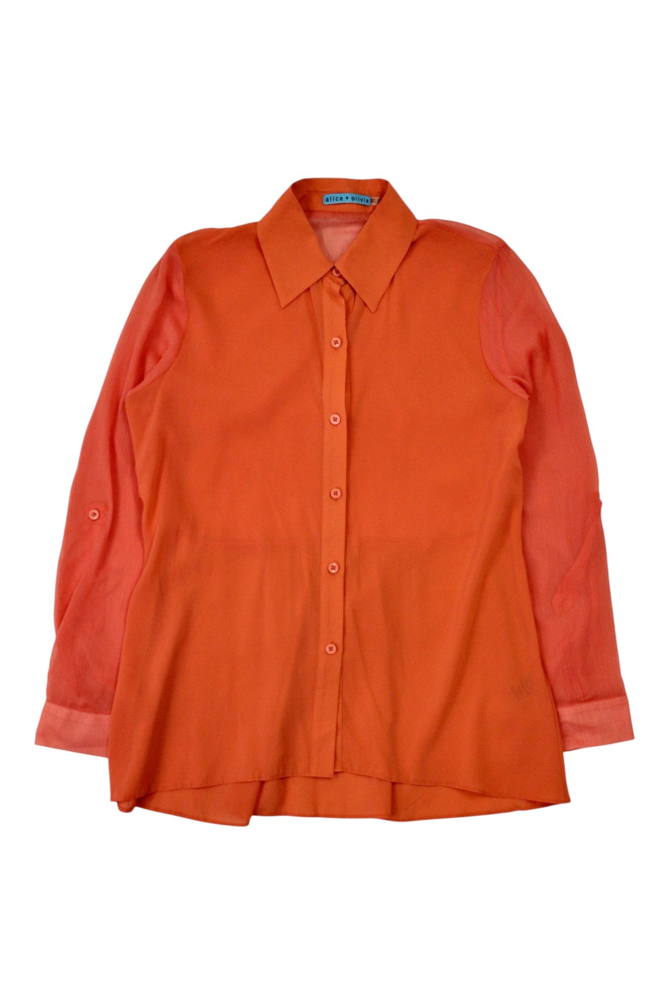 Alice + Olivia - Sheer Button Up