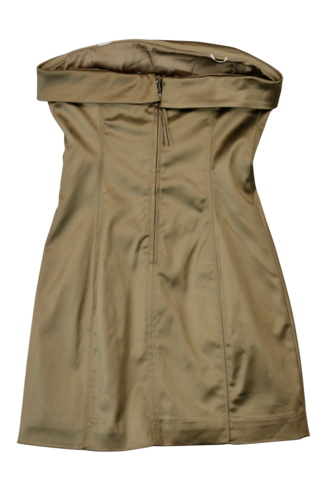 Ten - Strapless Satin Mini Dress