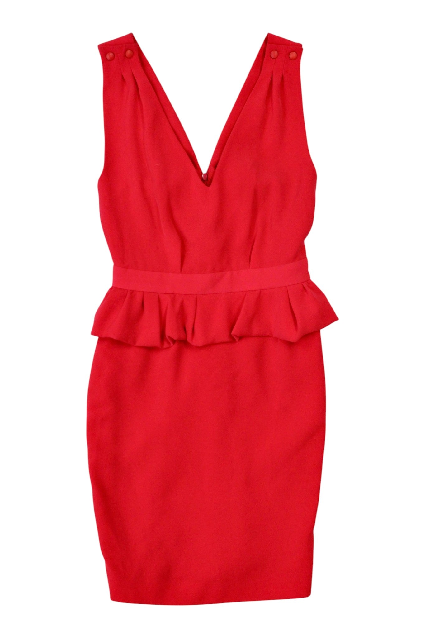 Maje - Peplum Midi Dress