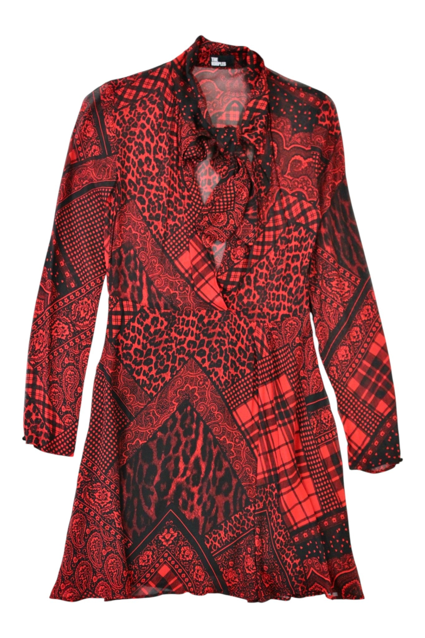 The Kooples - Sheer Chiffon Mini Dress