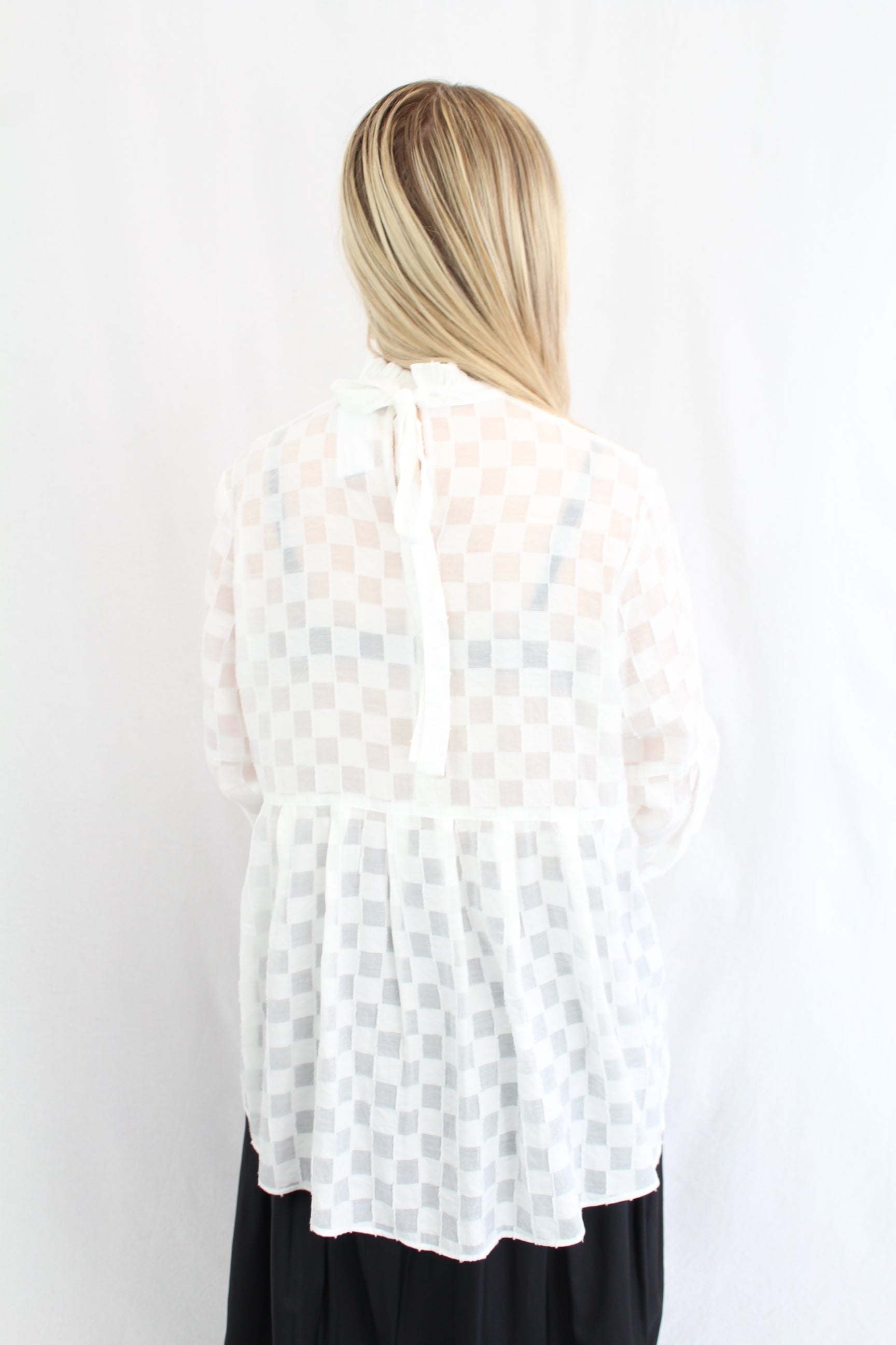 Lounge by Repertoire - Checker Blouse