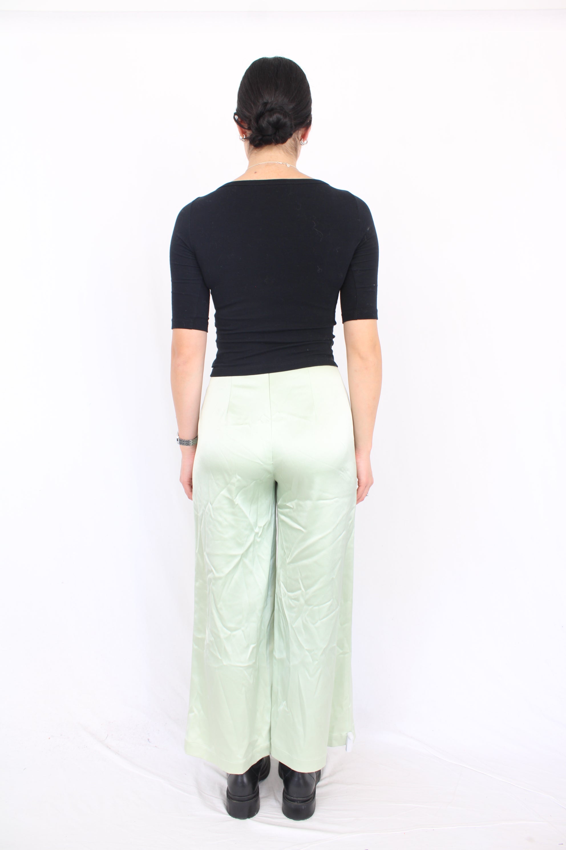 Liam - Satin Wide Leg Pants