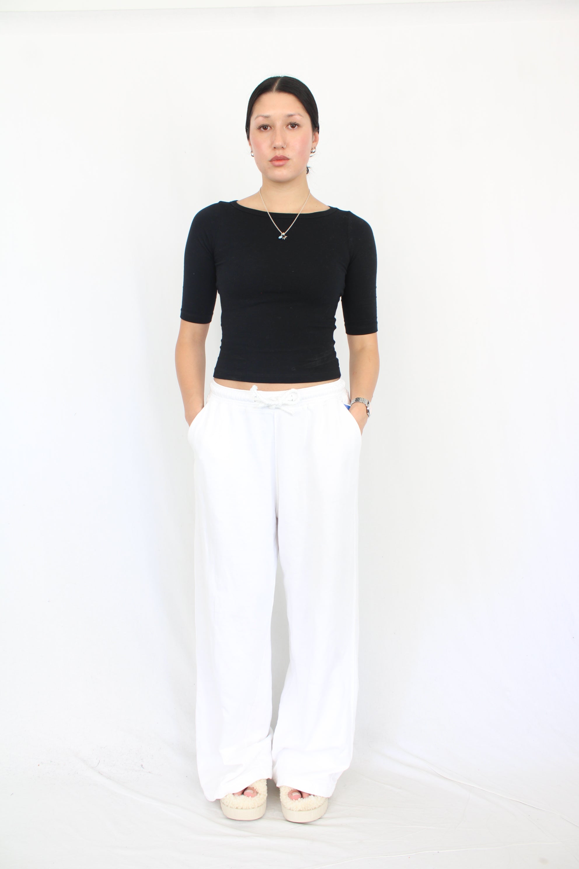 Free People Movement - White Sweatpants