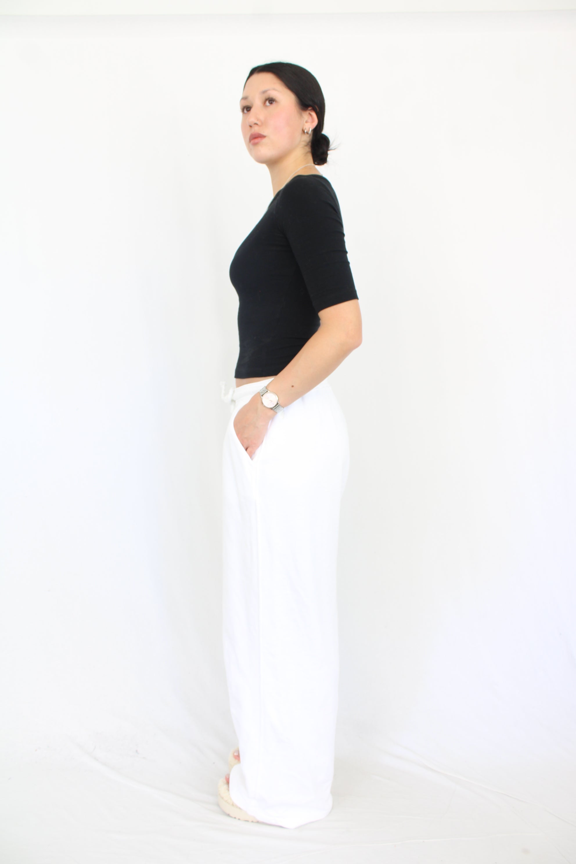 Free People Movement - White Sweatpants