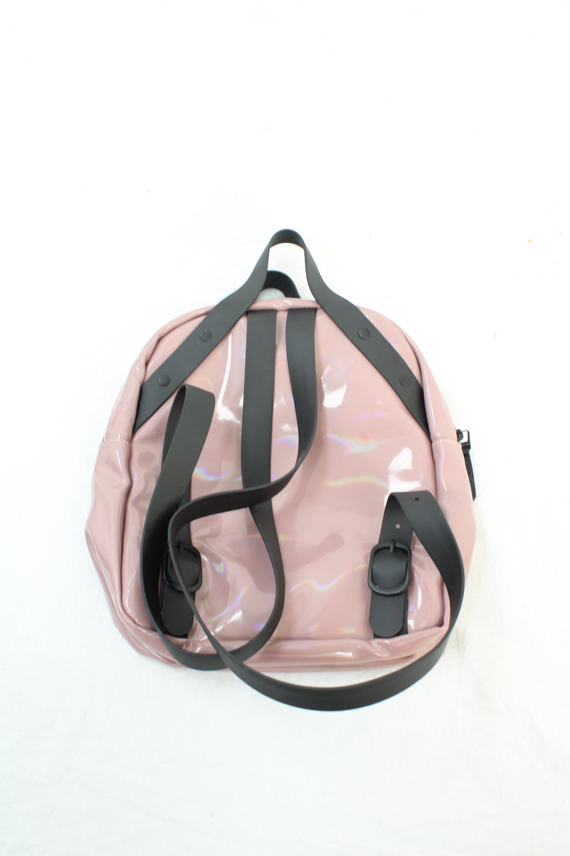 Rains - Pink Vinyl Backpack