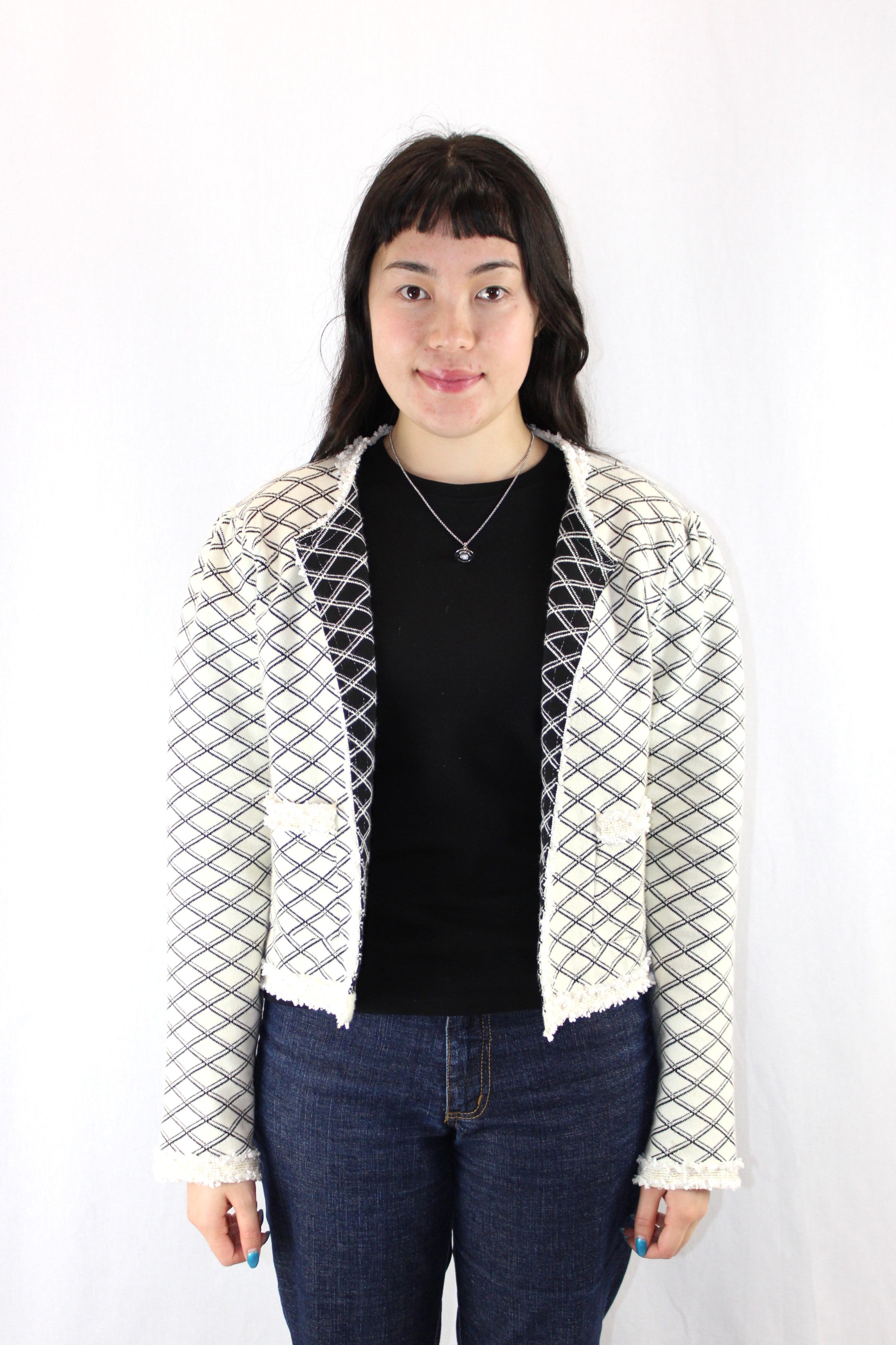Sandro Paris - Geometric Print Jacket