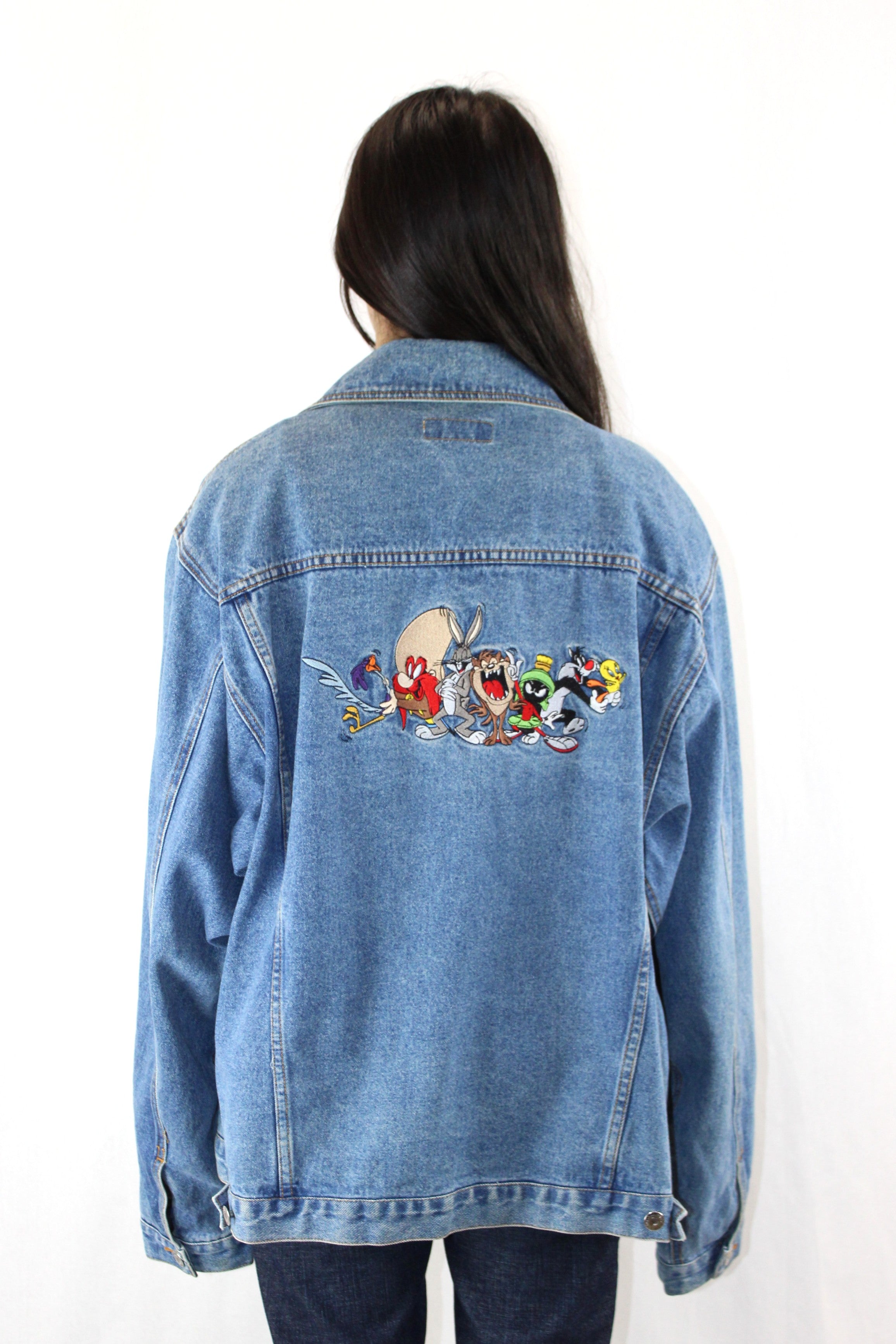 Warner Bros - Embroidered Denim Jacket