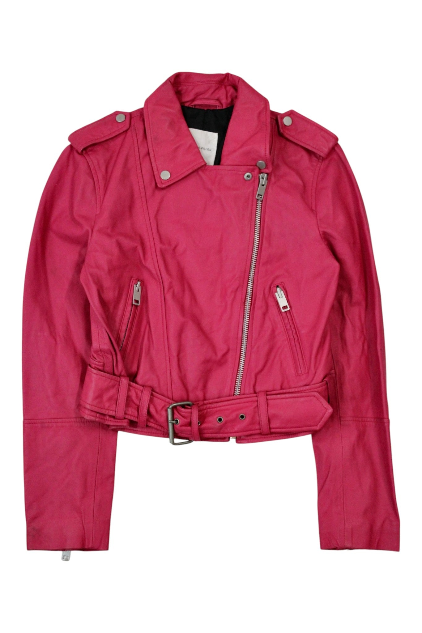 Avec Les Filles - Faux Leather Jacket