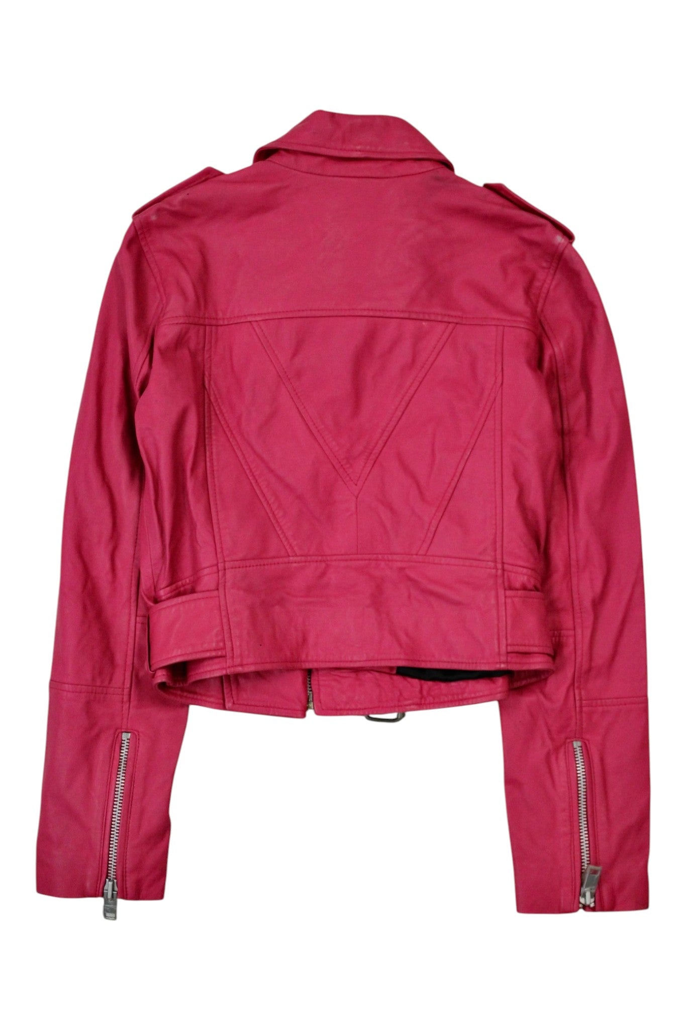 Avec Les Filles - Faux Leather Jacket