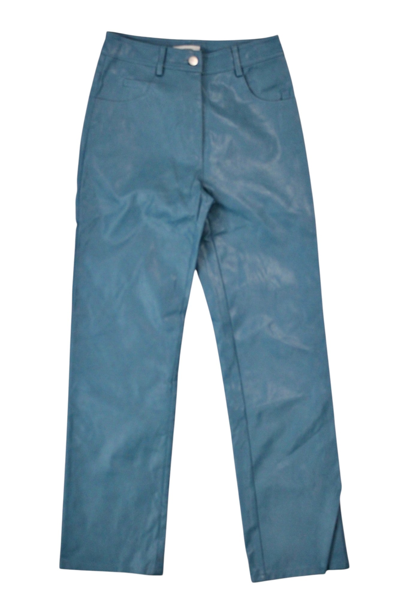 Miaou - Blue 'Vegan Leather' Pants
