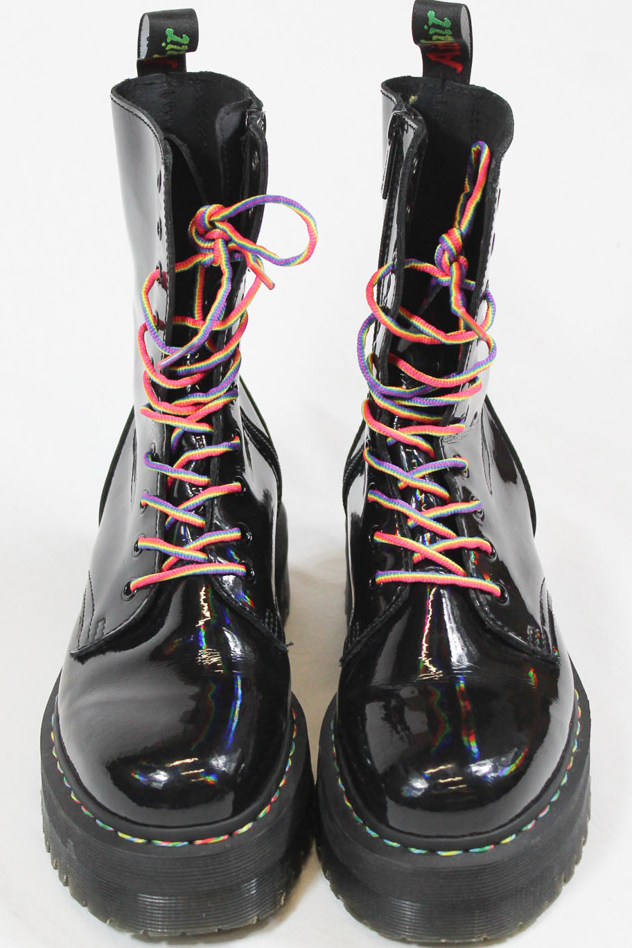 Dr Martens - Rainbow Patent Boot