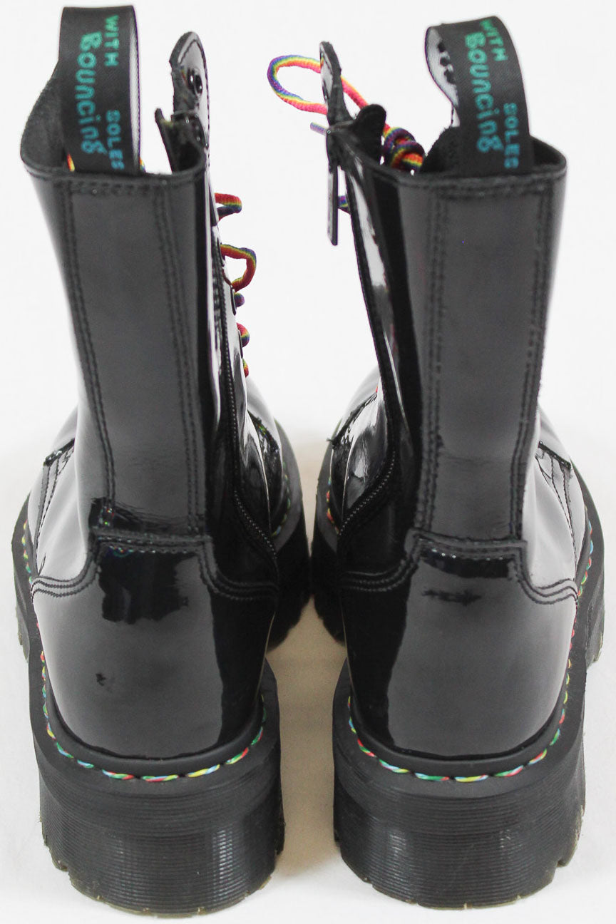 Dr Martens - Rainbow Patent Boot