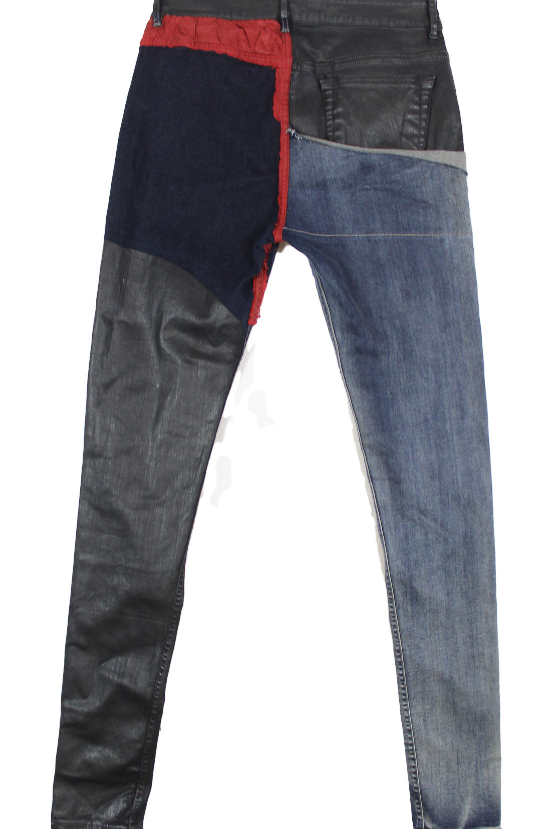 Rick Owens DRKSHDW - Patchwork Skinny Jeans