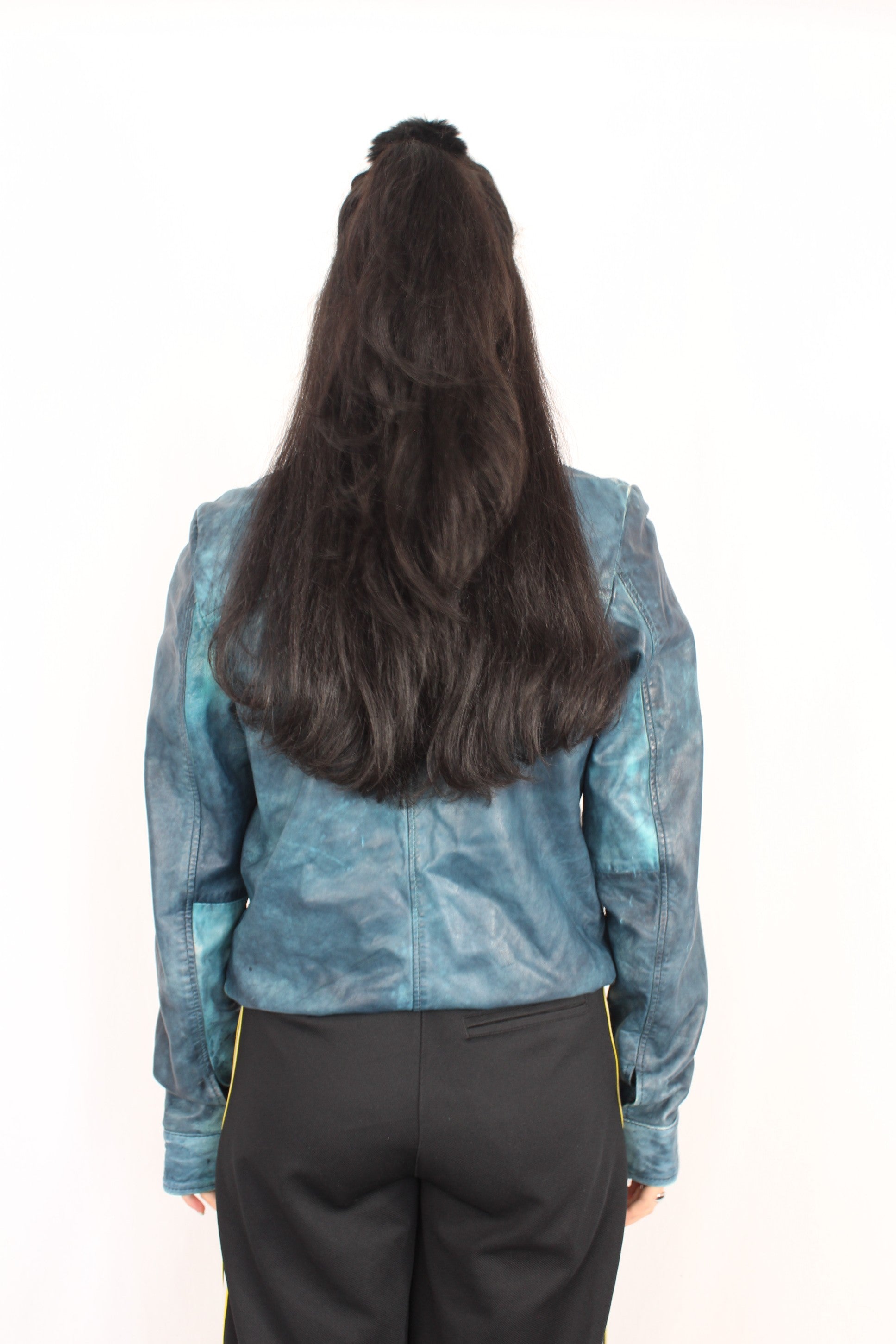 Lee - Vintage Teal Leather Jacket