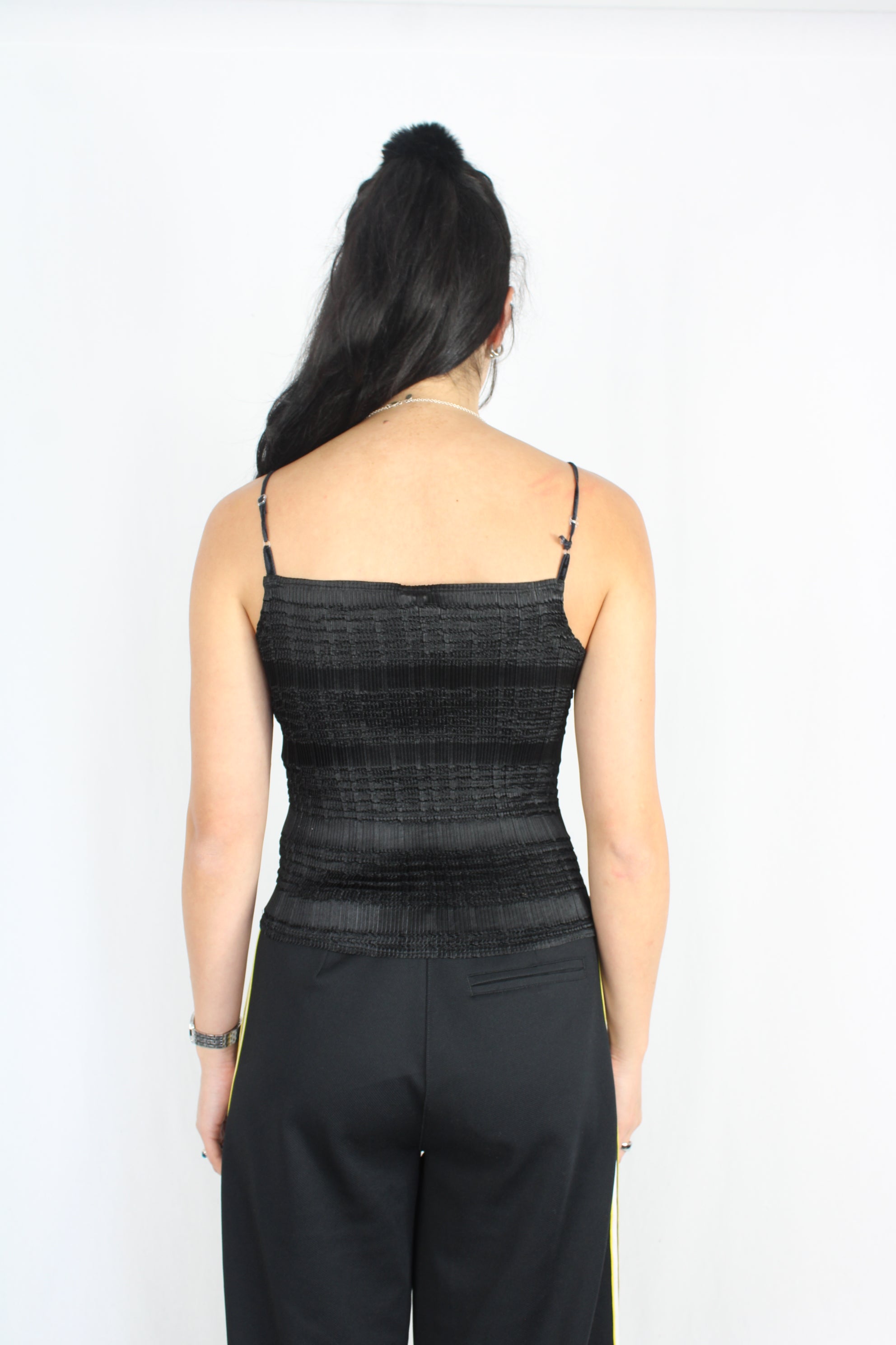 Johnny Yong - Vintage Plisse Top