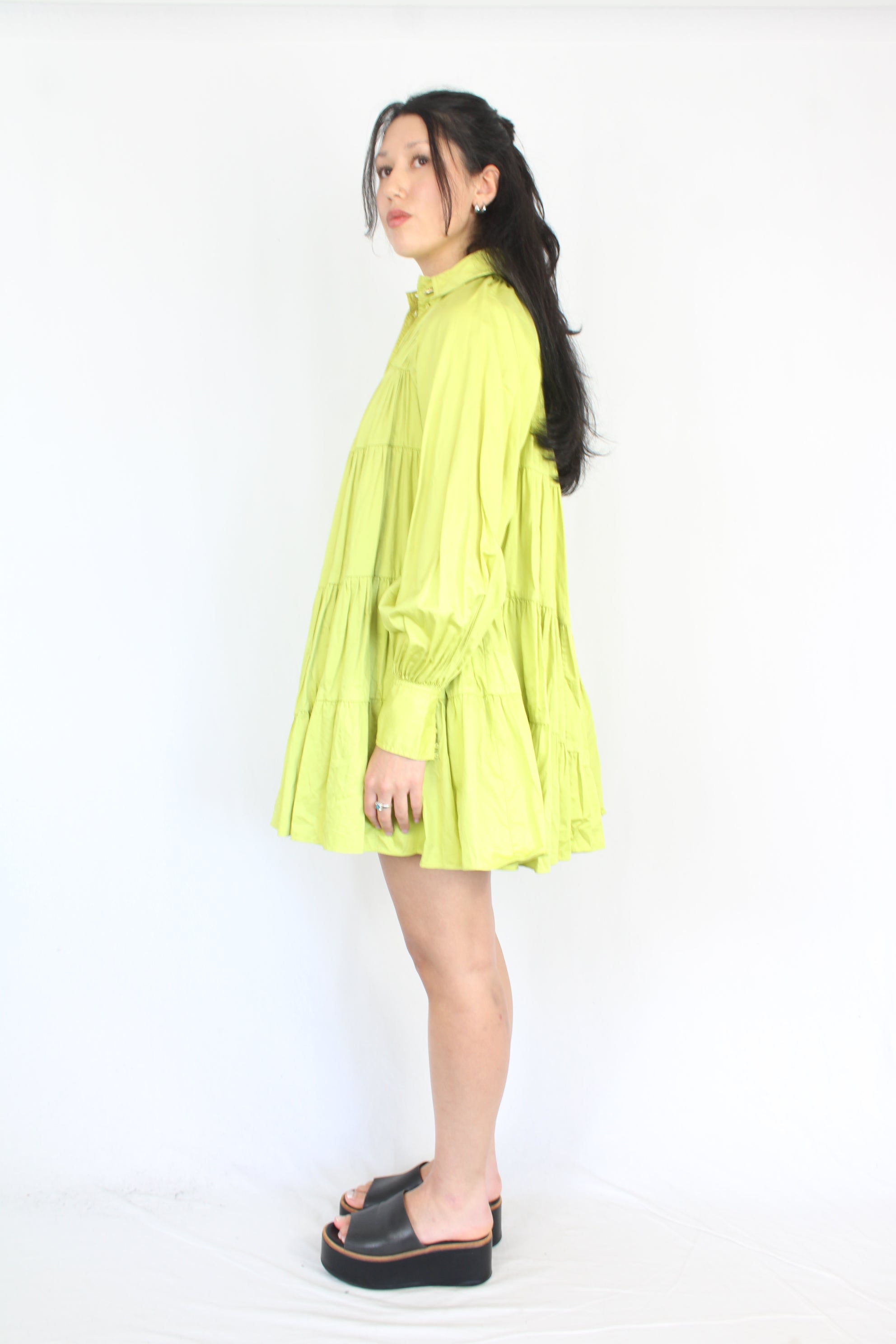 AJE - Cascade Smock Dress