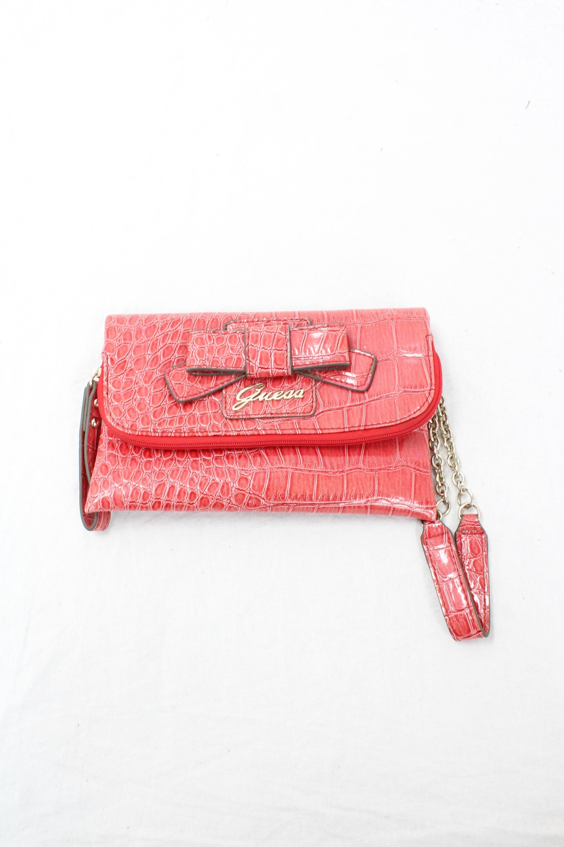 Guess - Croc Bow Wristlet