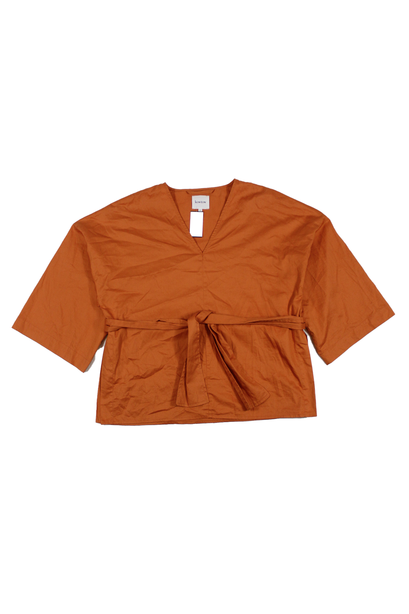 Kowtow - Long Sleeve Top w/ Waist Tie