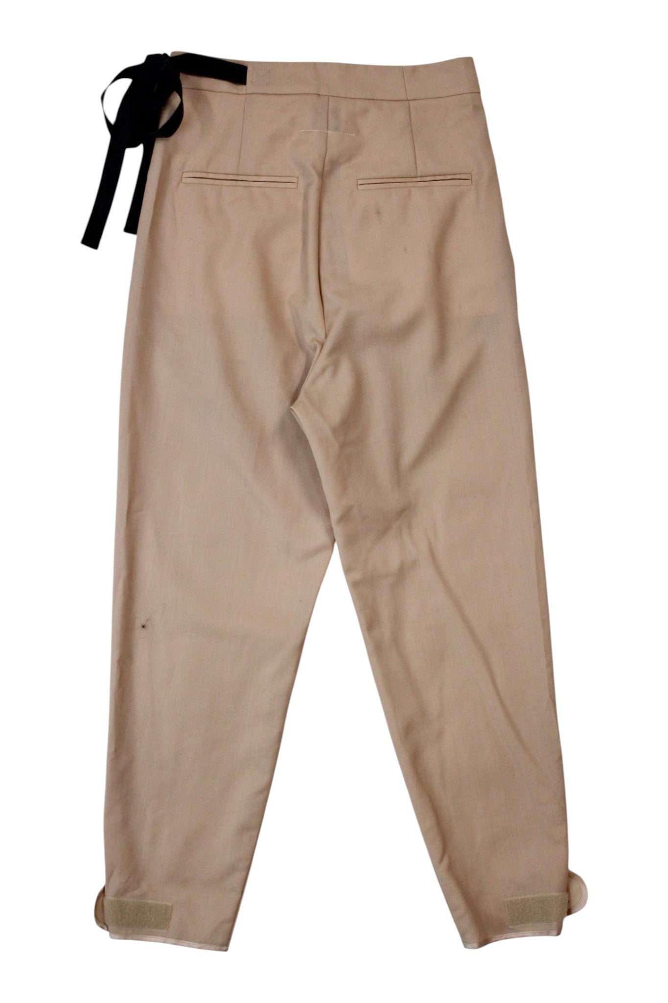 MM6 Maison Margiela - 100% Wool Bow Waist Pants