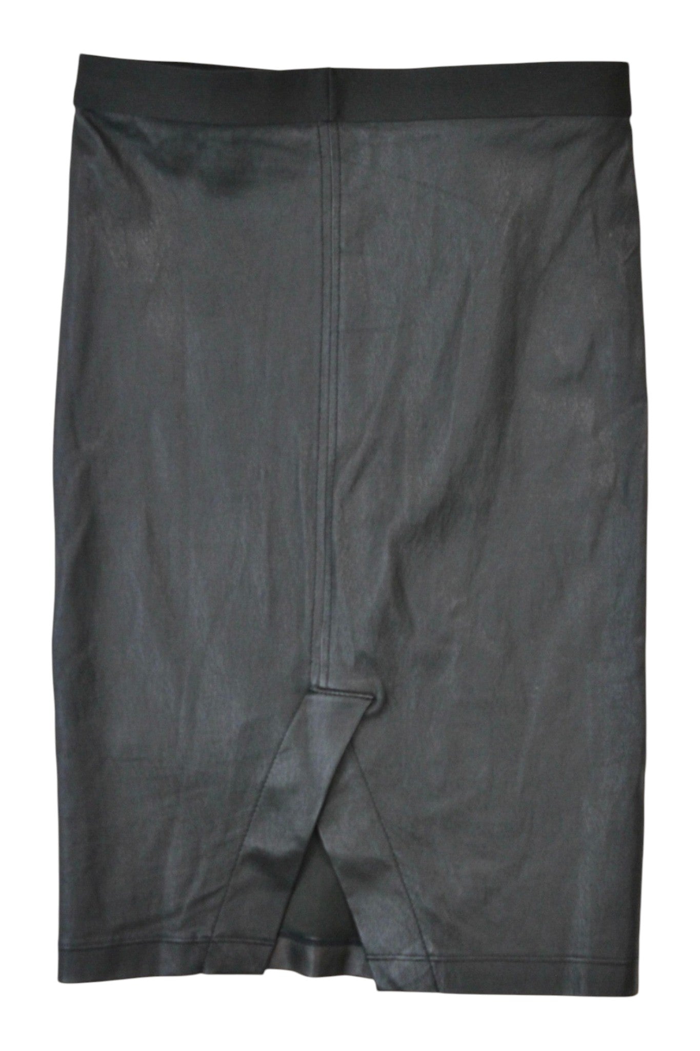 Helmut Lang - Faux Leather Pencil Skirt