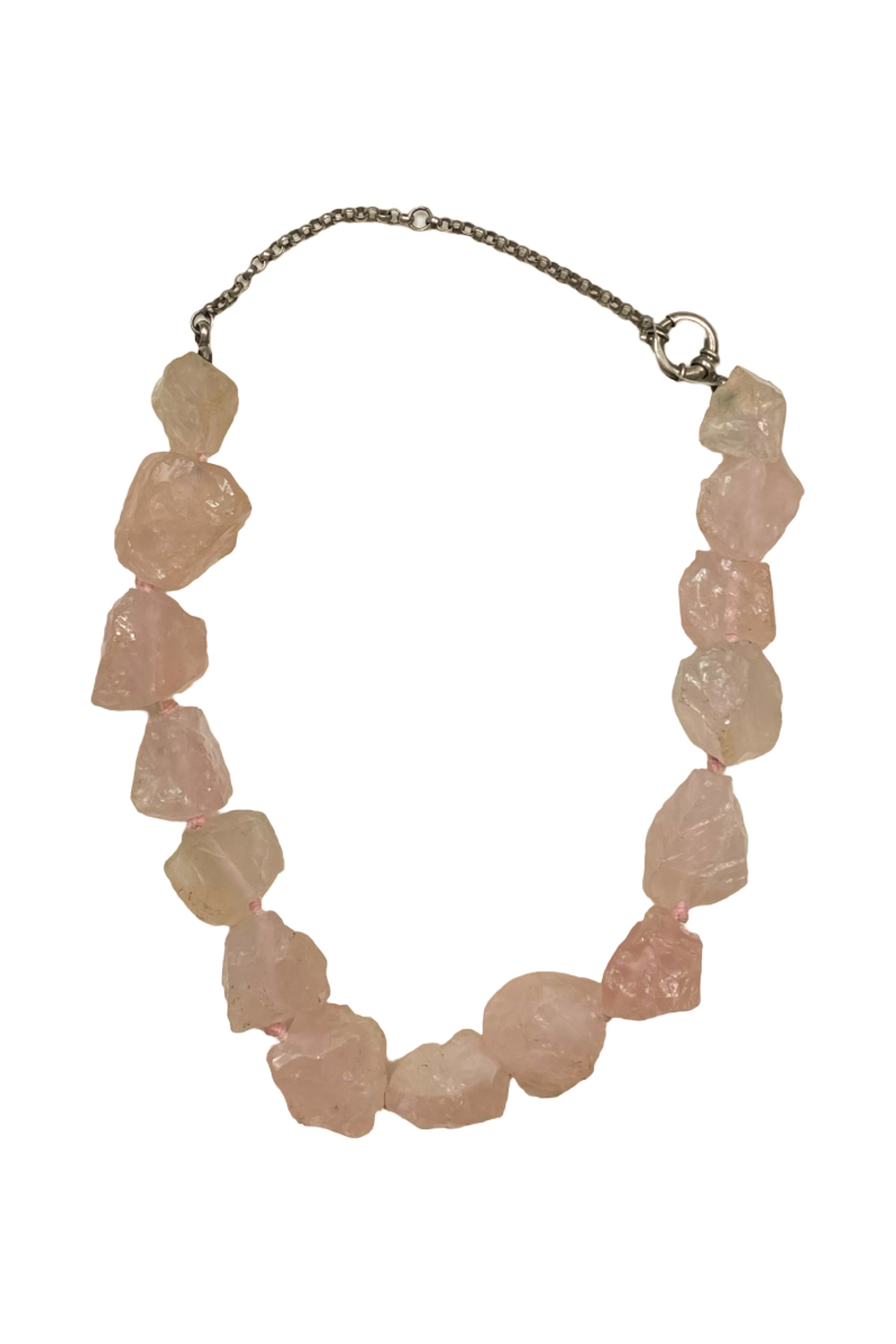 Rose Quartz Stone Necklace