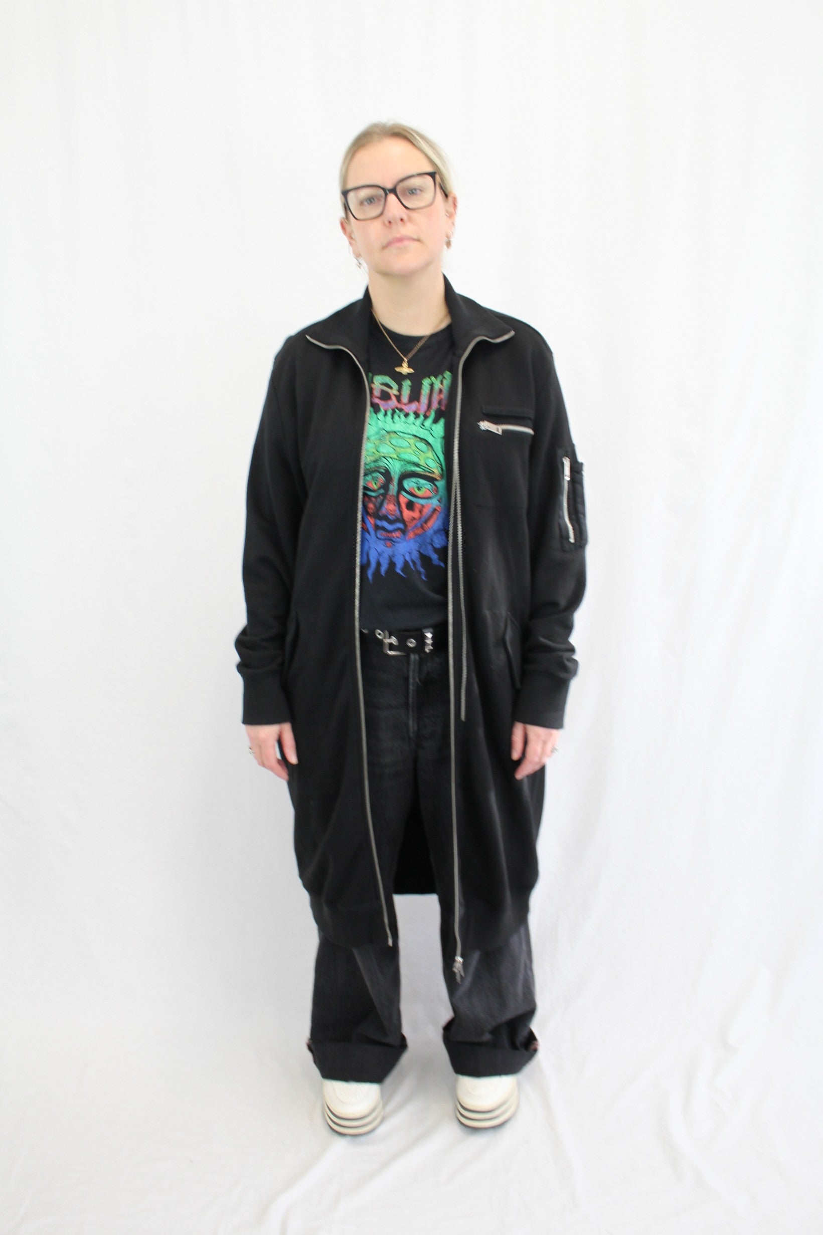 Diesel - Zipper Sweatshirt Dress