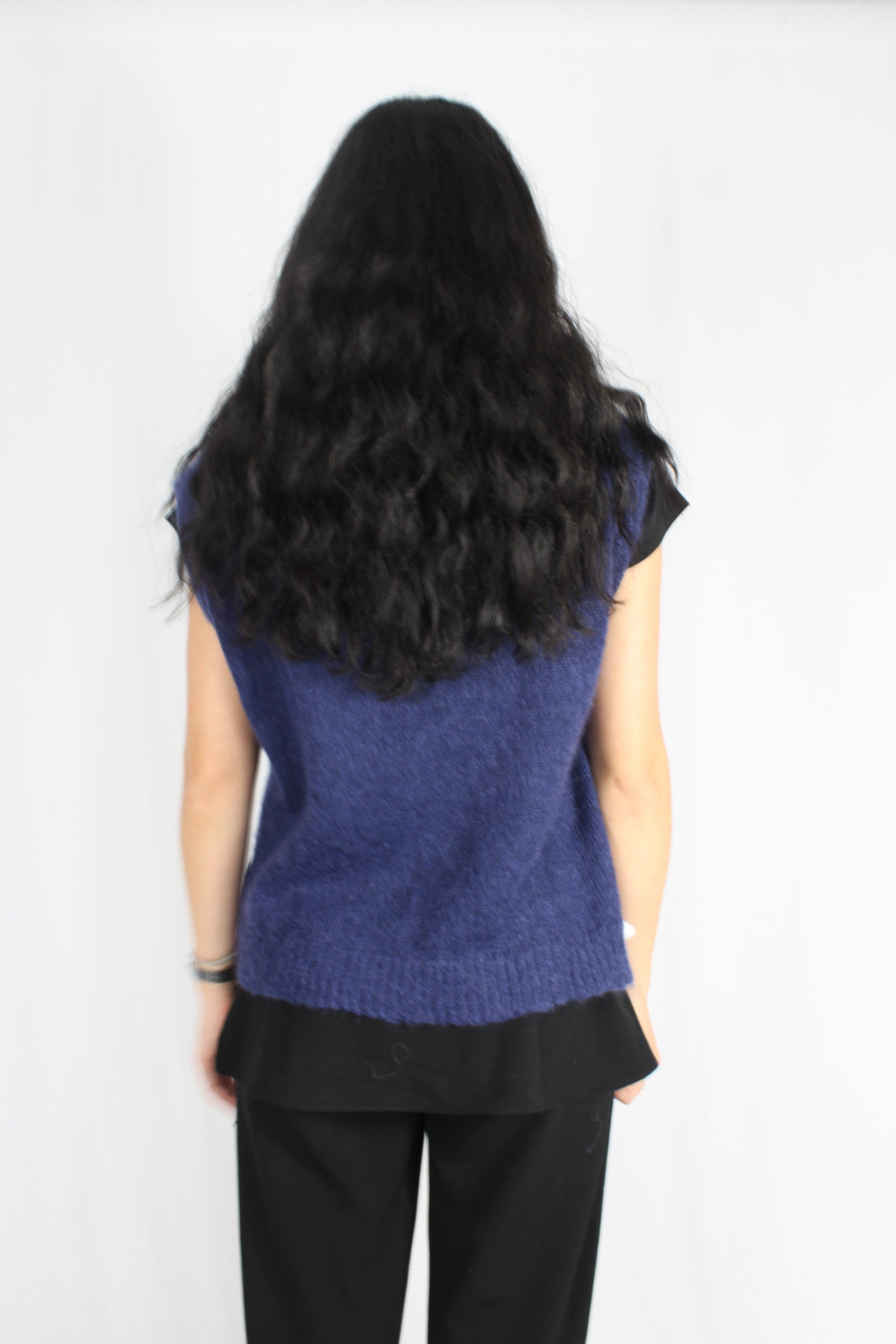 Ruby - Navy Watermelon Vest