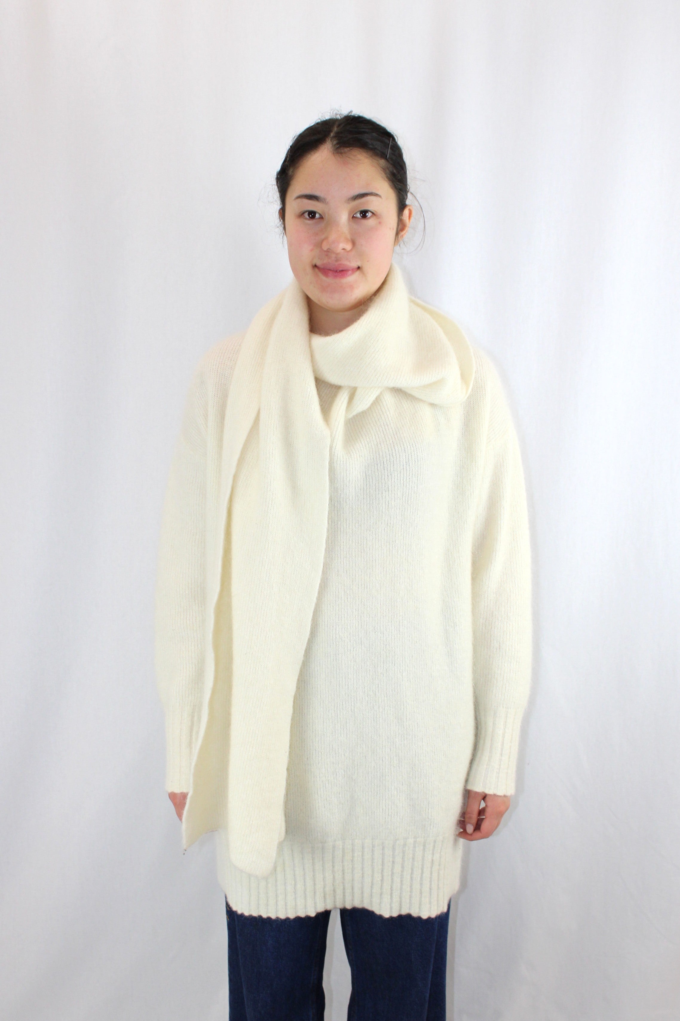 Aje - Mohair Scarf Knit Sweater