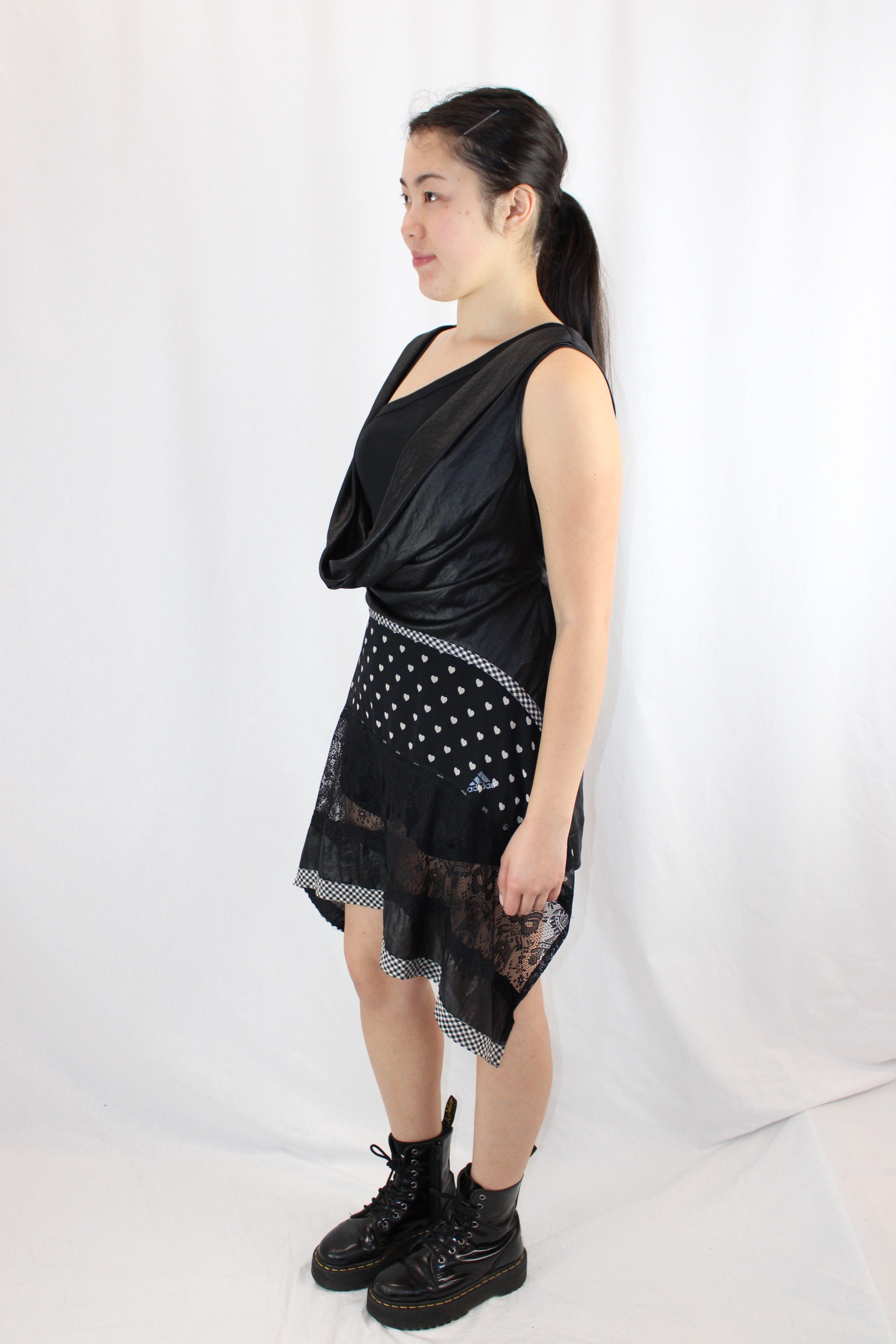 David Pond - Cowl Neck Contrast Tunic