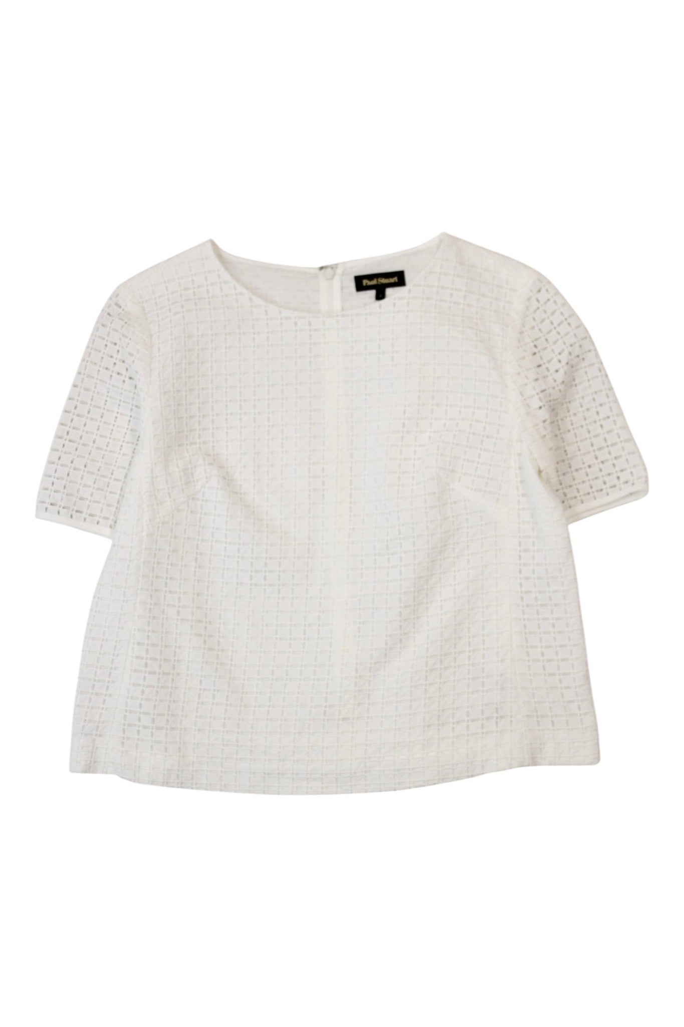 Paul Stuart - Geometric Lace Top