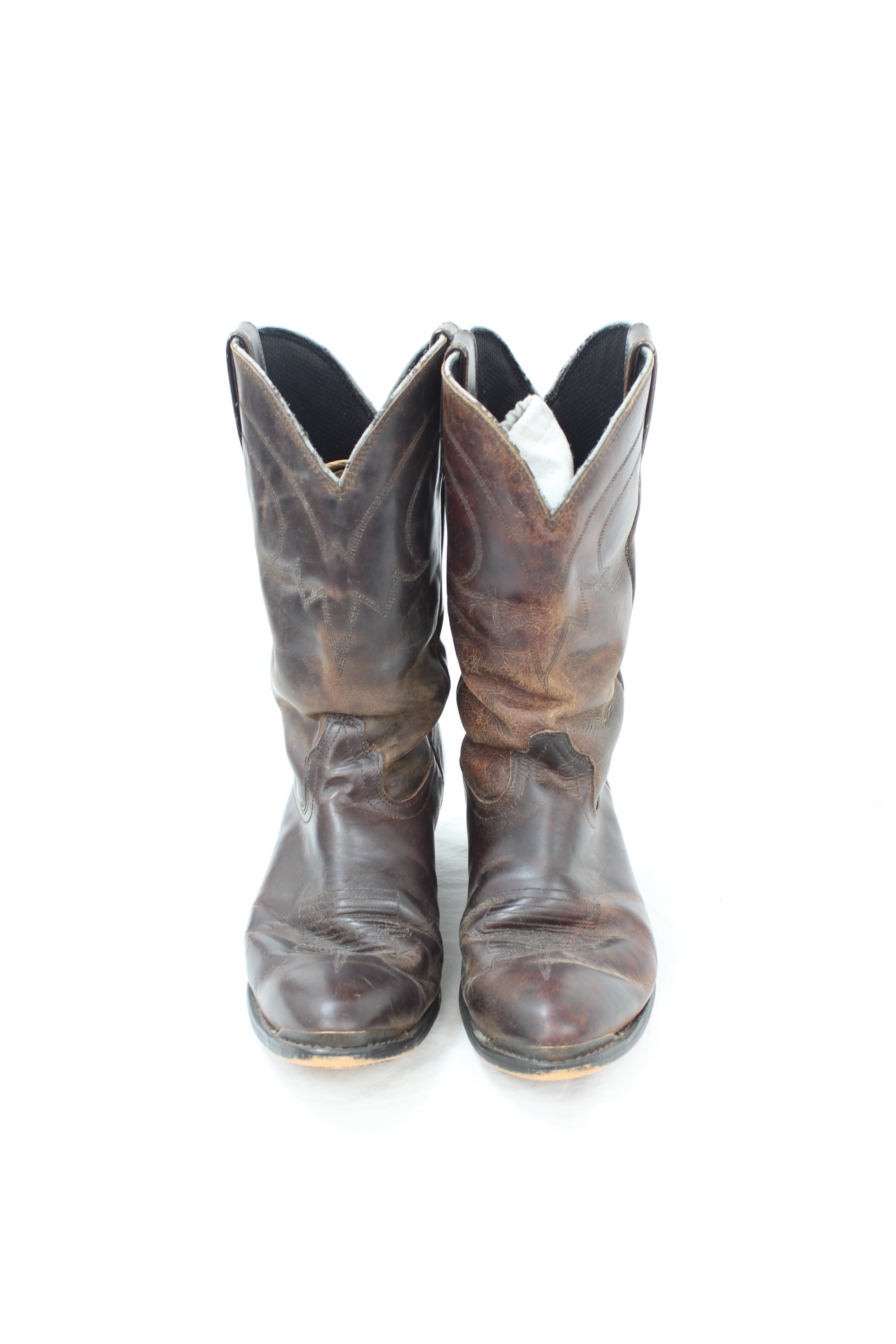 Vintage Leather Cowboy Boots