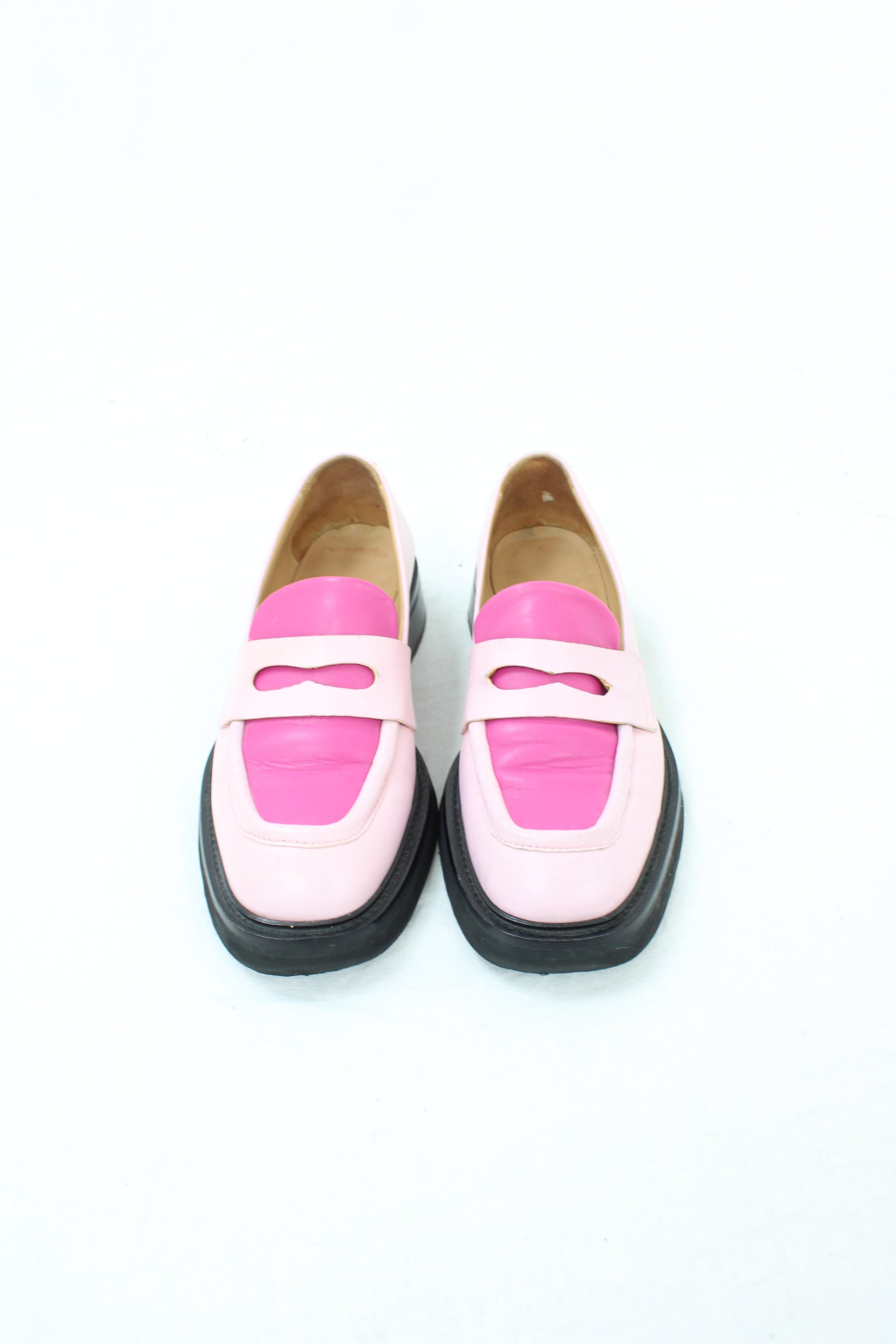 Abigayle - Pink Manzo Loafers